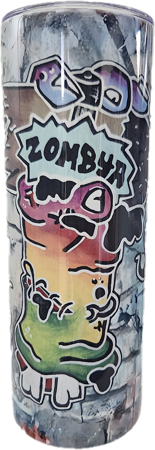 Thermos main de zombie multicolore