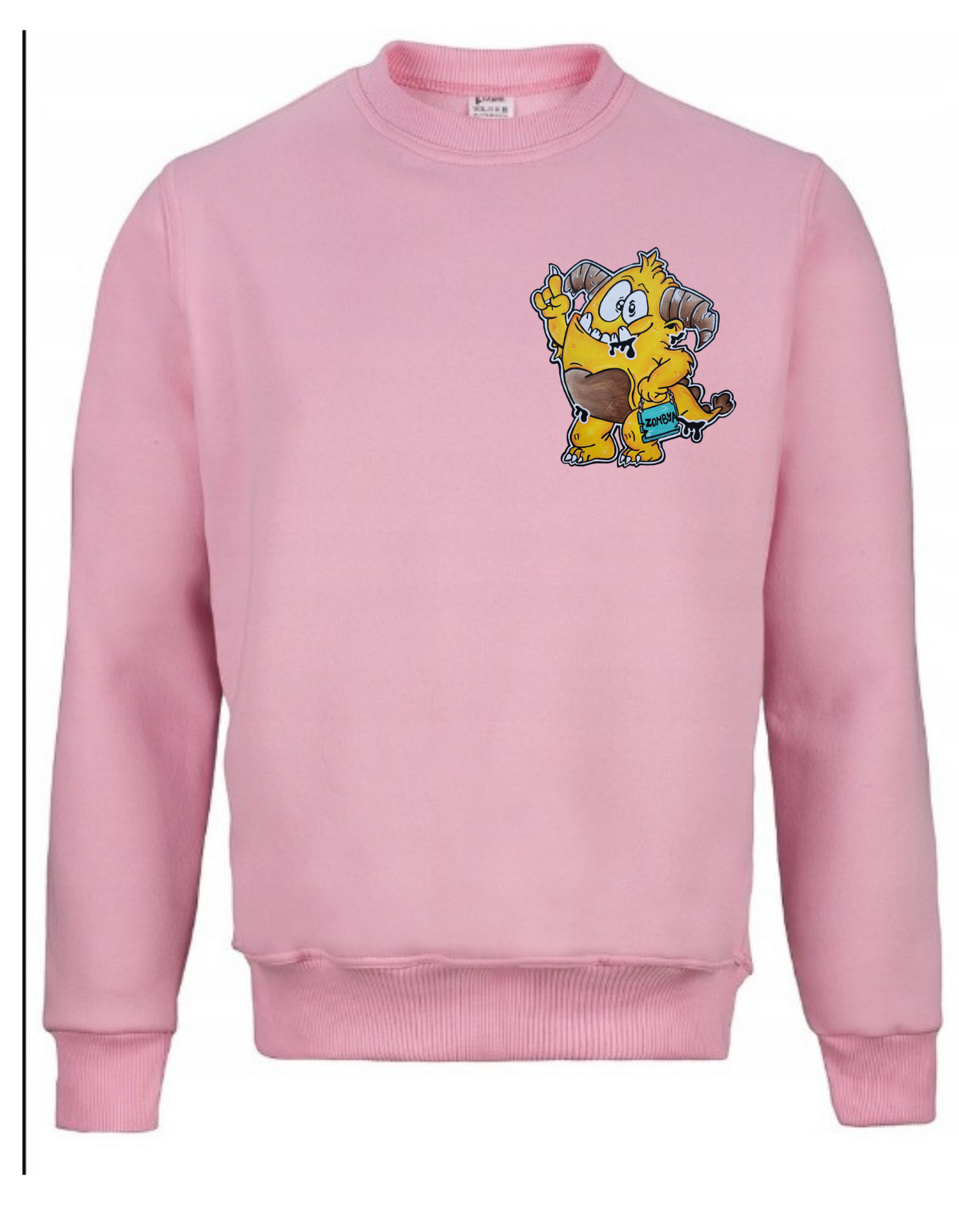 Crewneck enfant monstre jaune