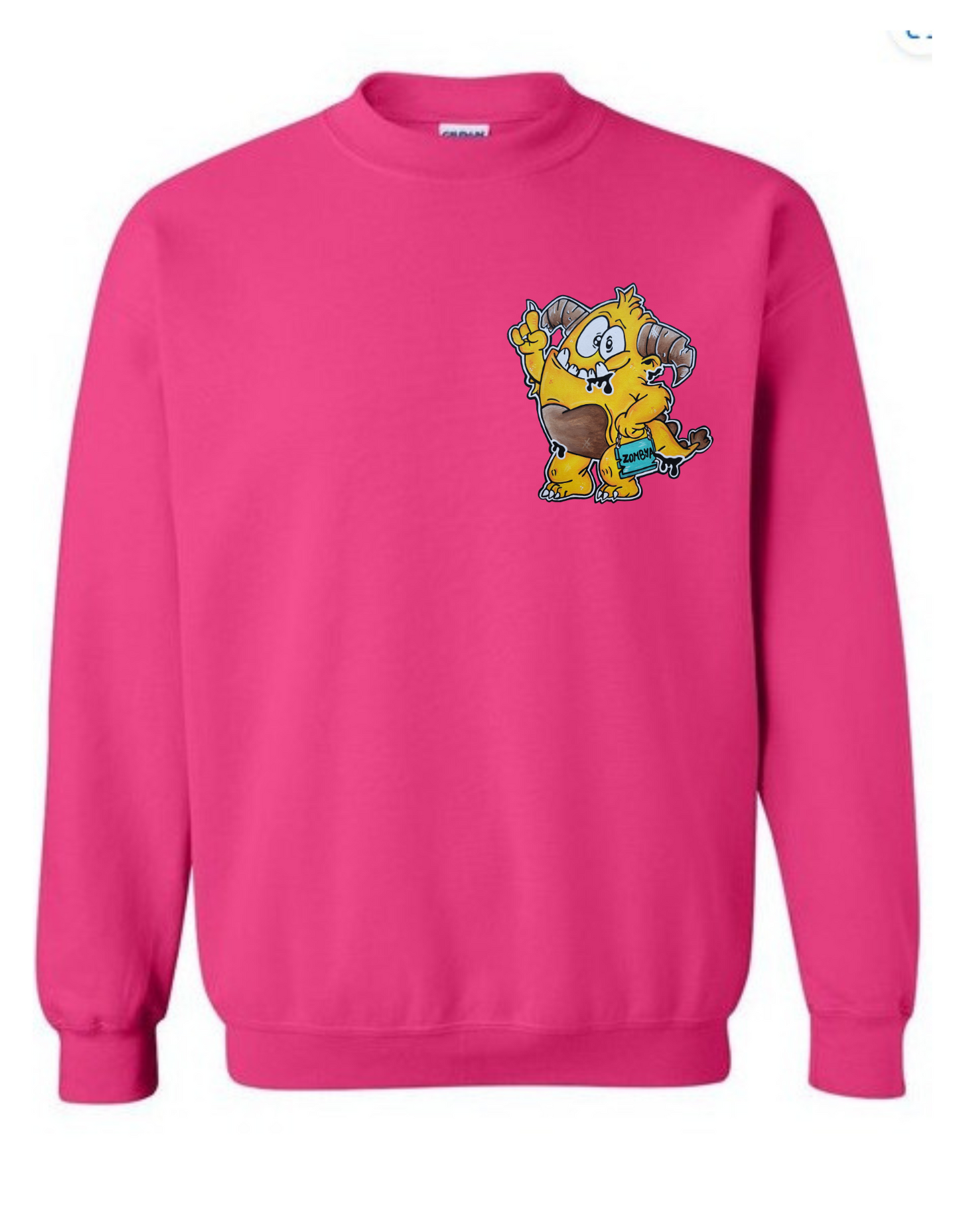 Crewneck enfant monstre jaune