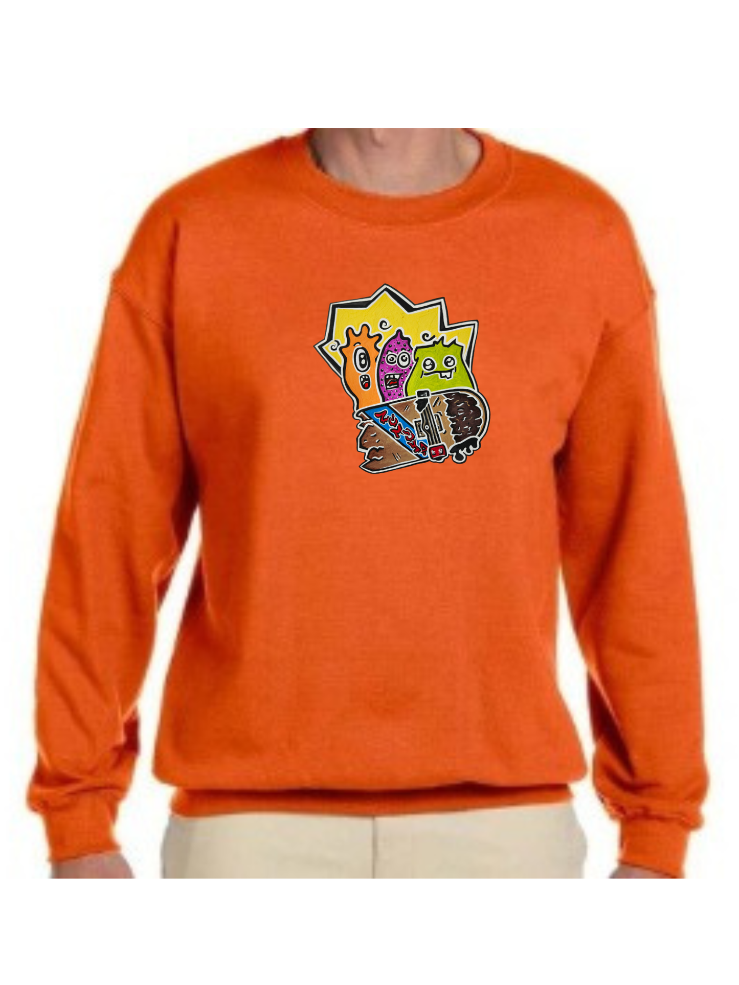 Crewneck Monstre good vibes