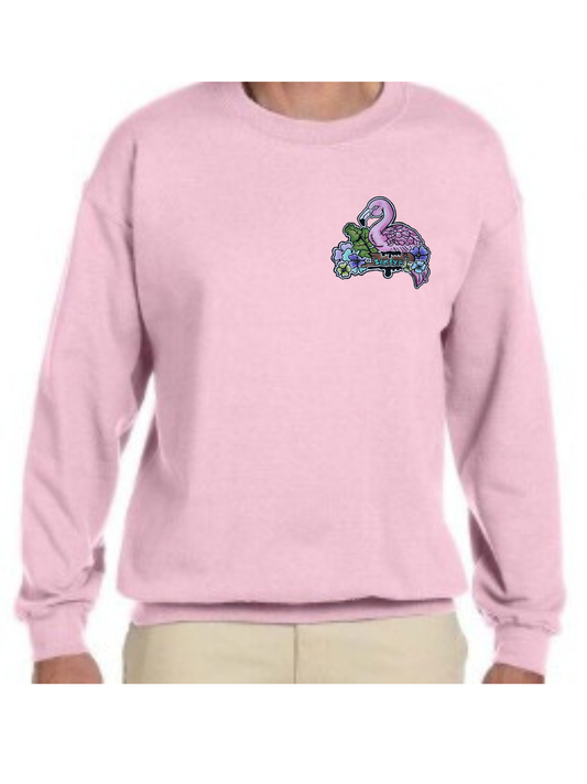 Crewneck Flamant rose