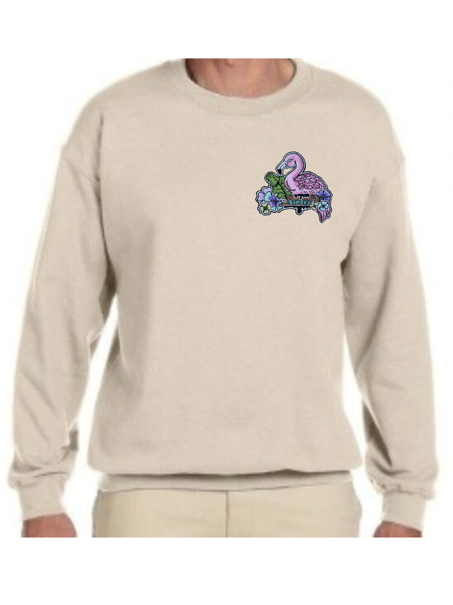 Crewneck Flamant rose