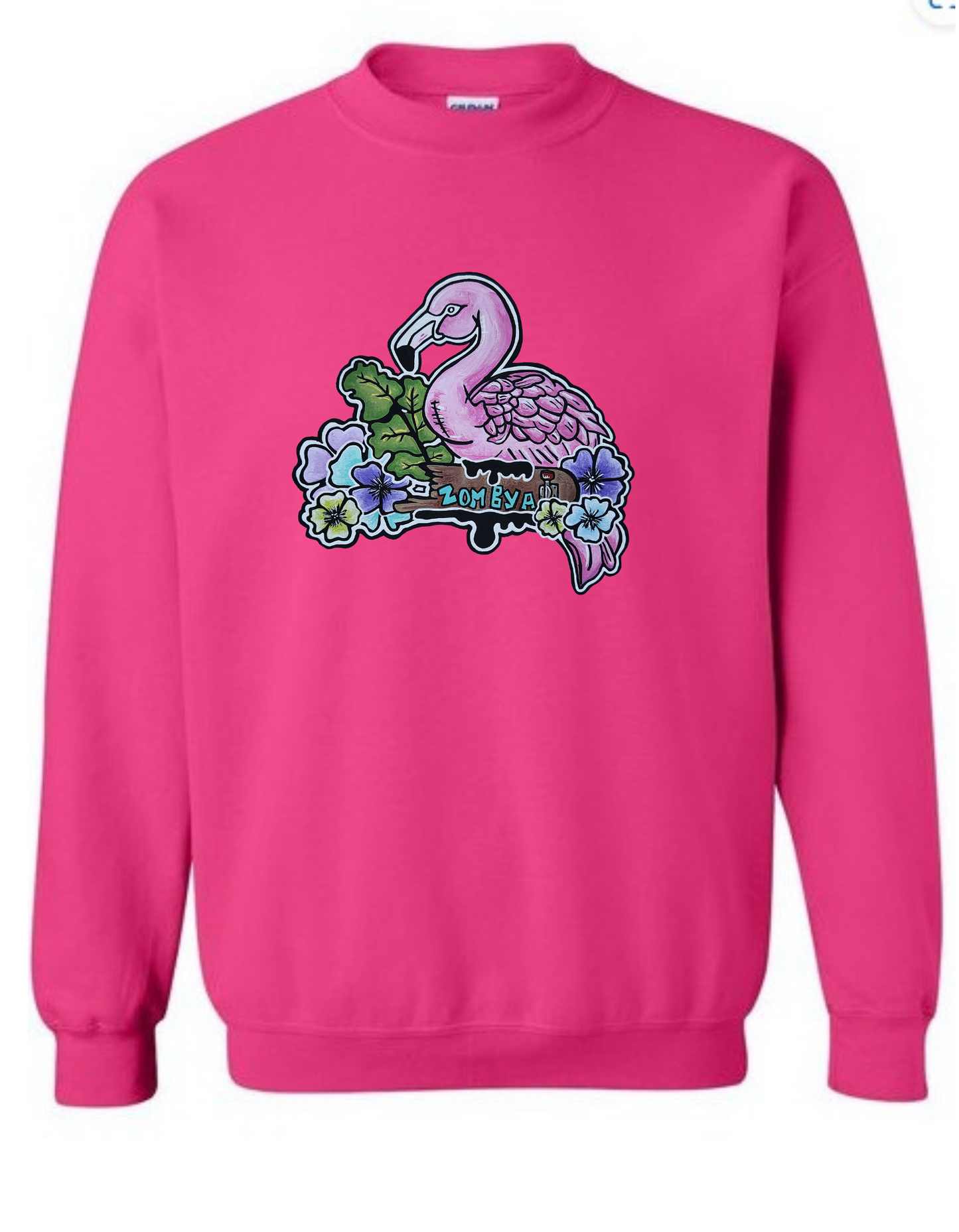 Crewneck flamant rose