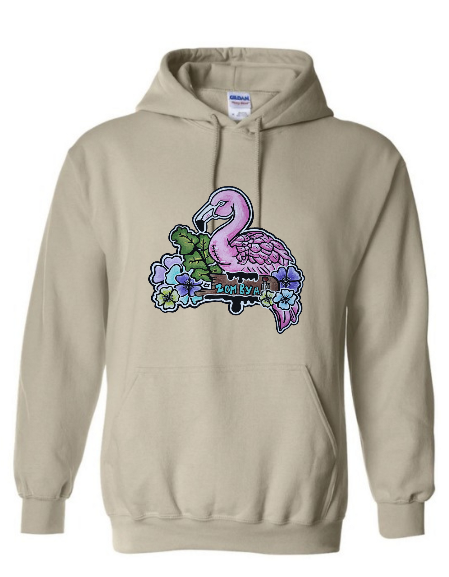 Hoodies flamant rose