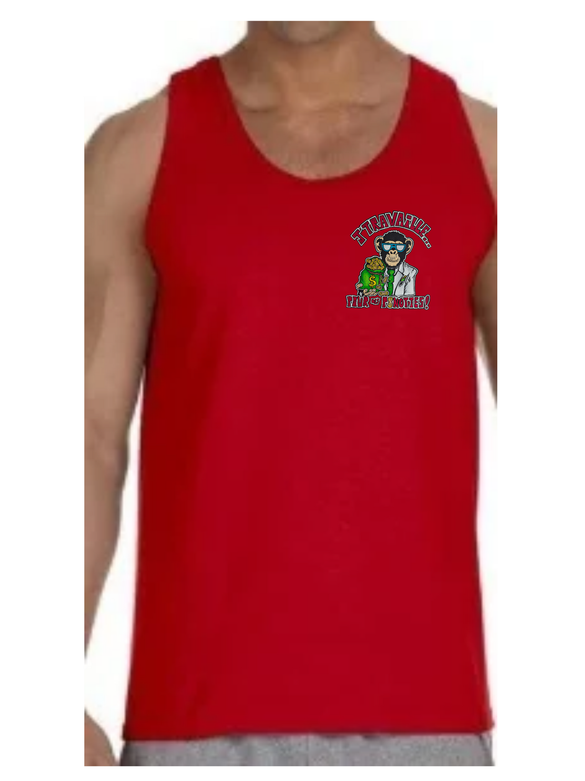 Camisole homme J'travaille pour des peanuts