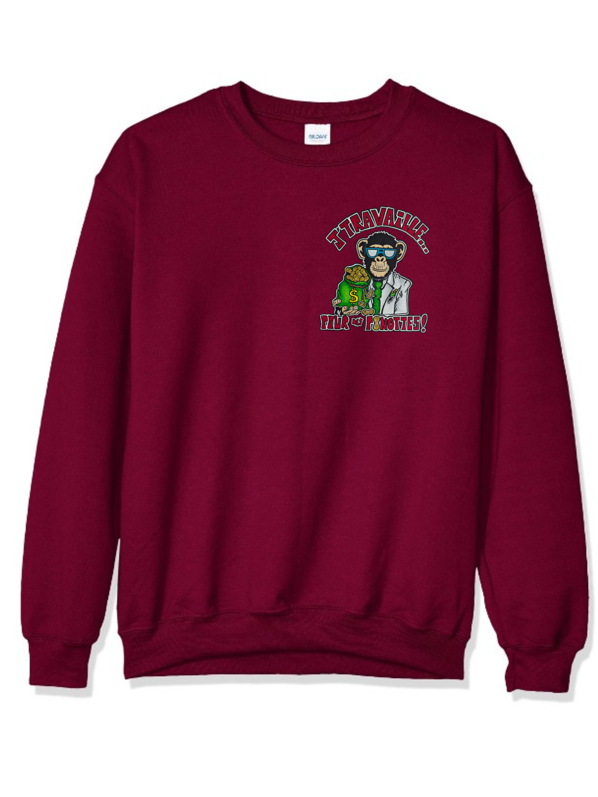 Crewneck J'travaille pour des peanuts