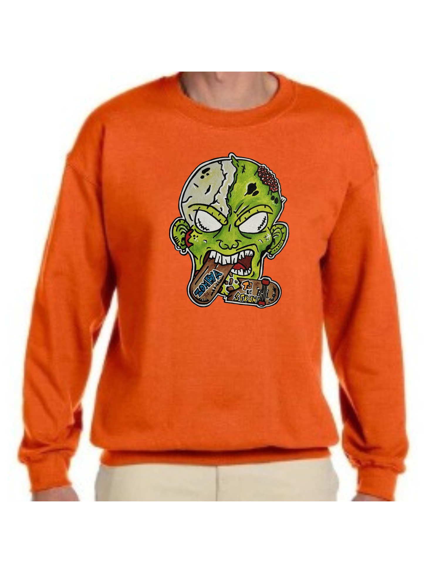 Crewneck Zombie mange skate