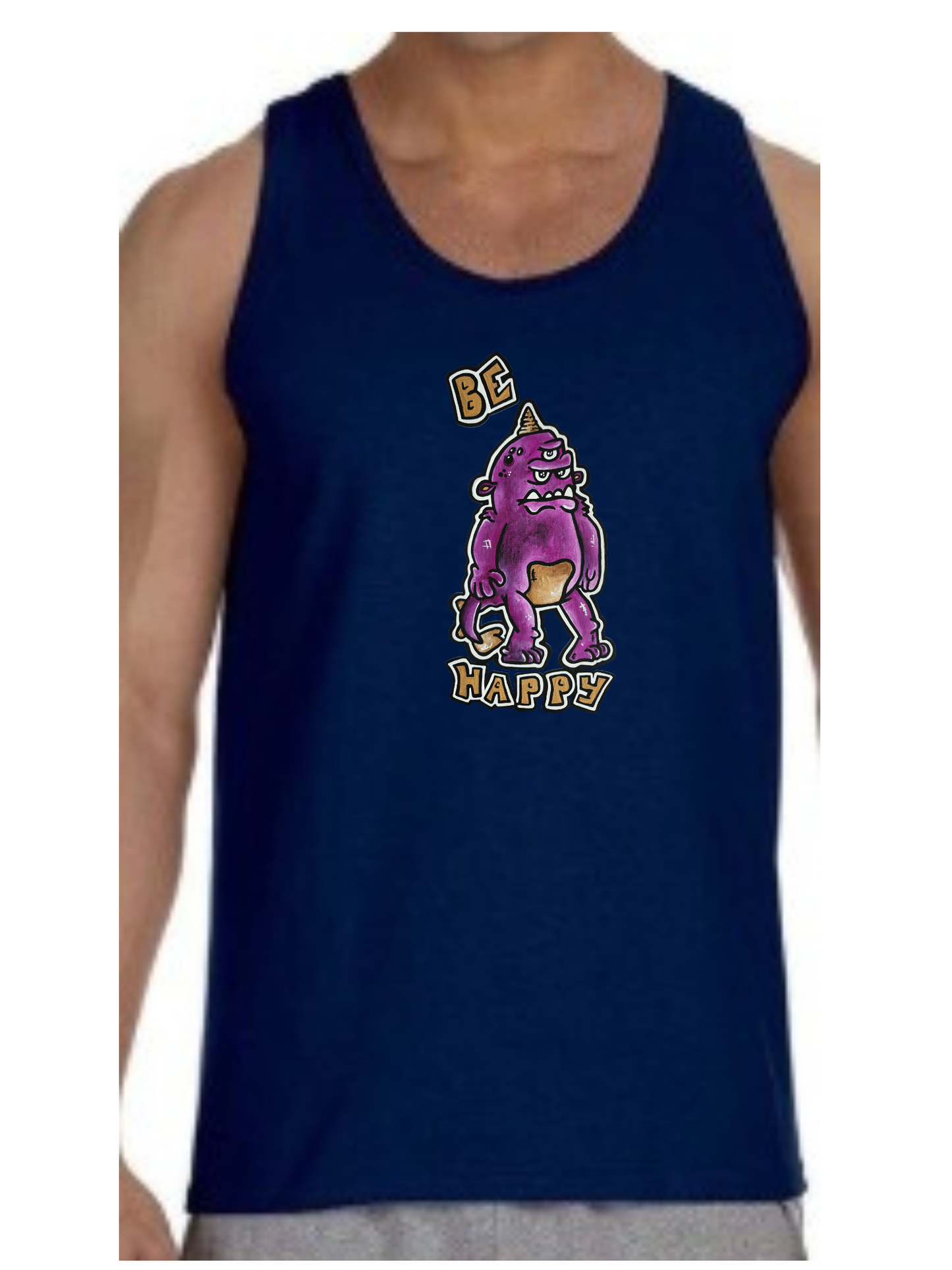Camisole homme Be happy