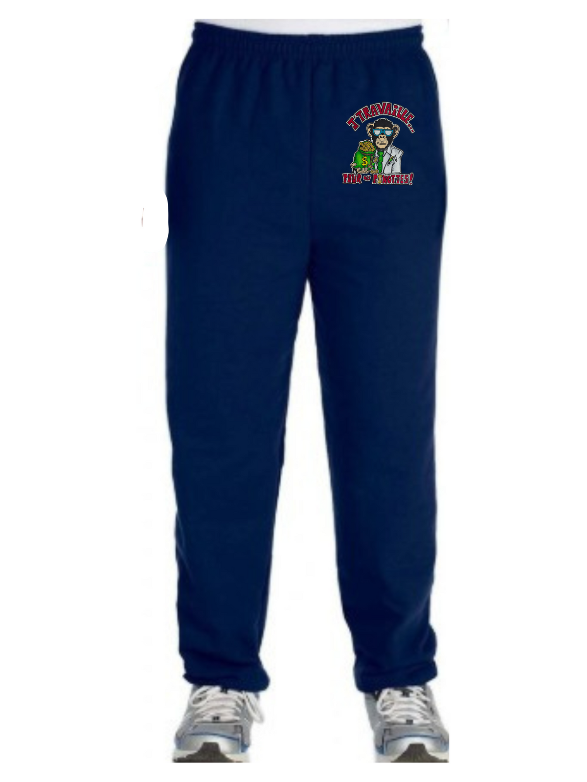 Jogging unisexe J'travaille pour des peanuts