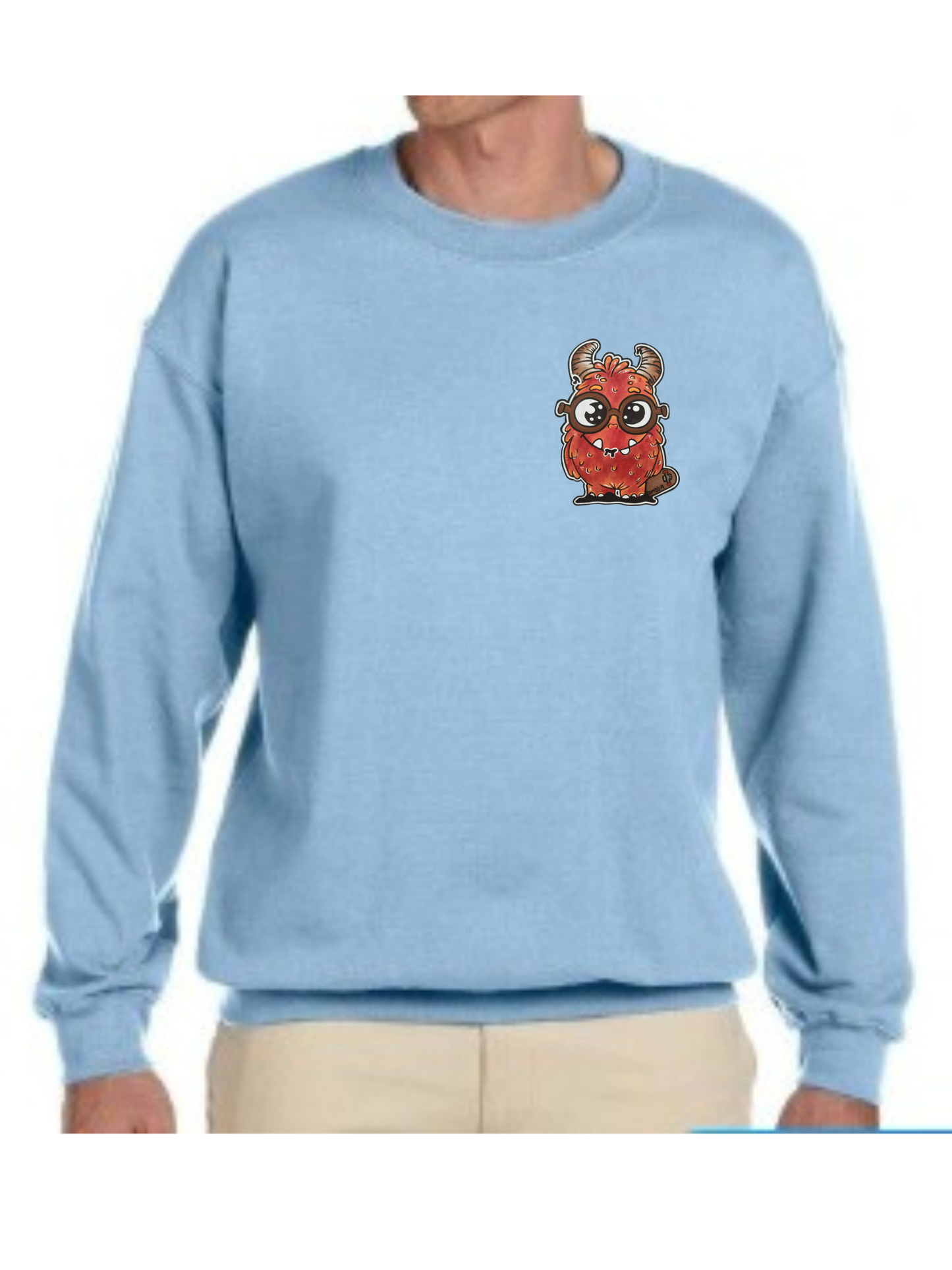 Crewneck Monstre rouge