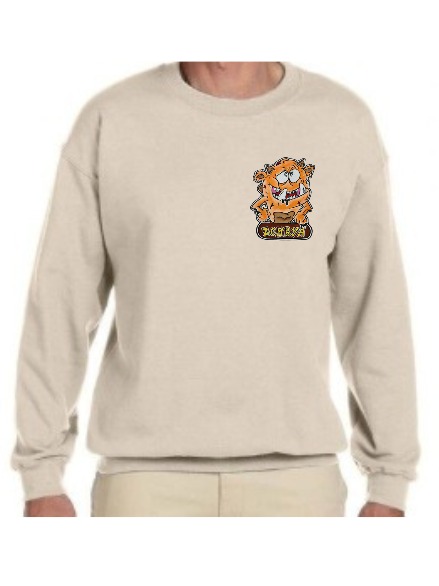 Crewneck Monstre orange