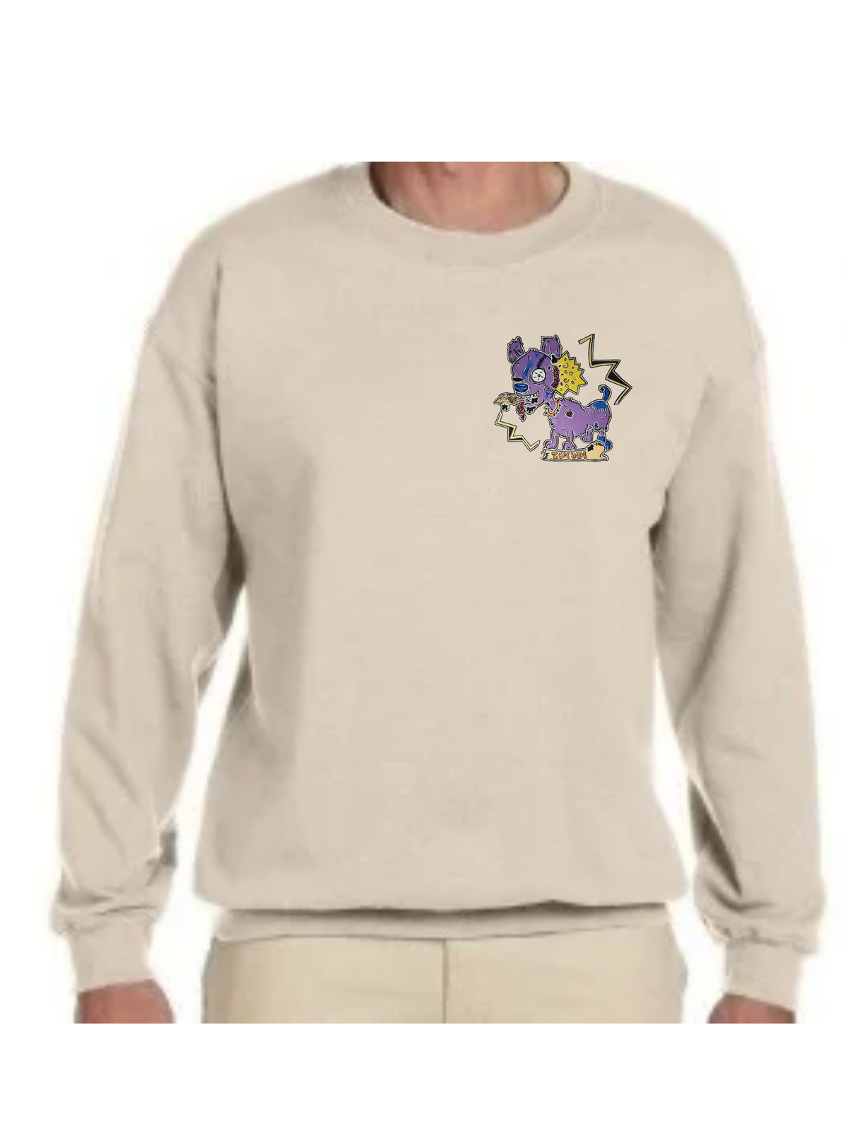 Crewneck Chien zombie