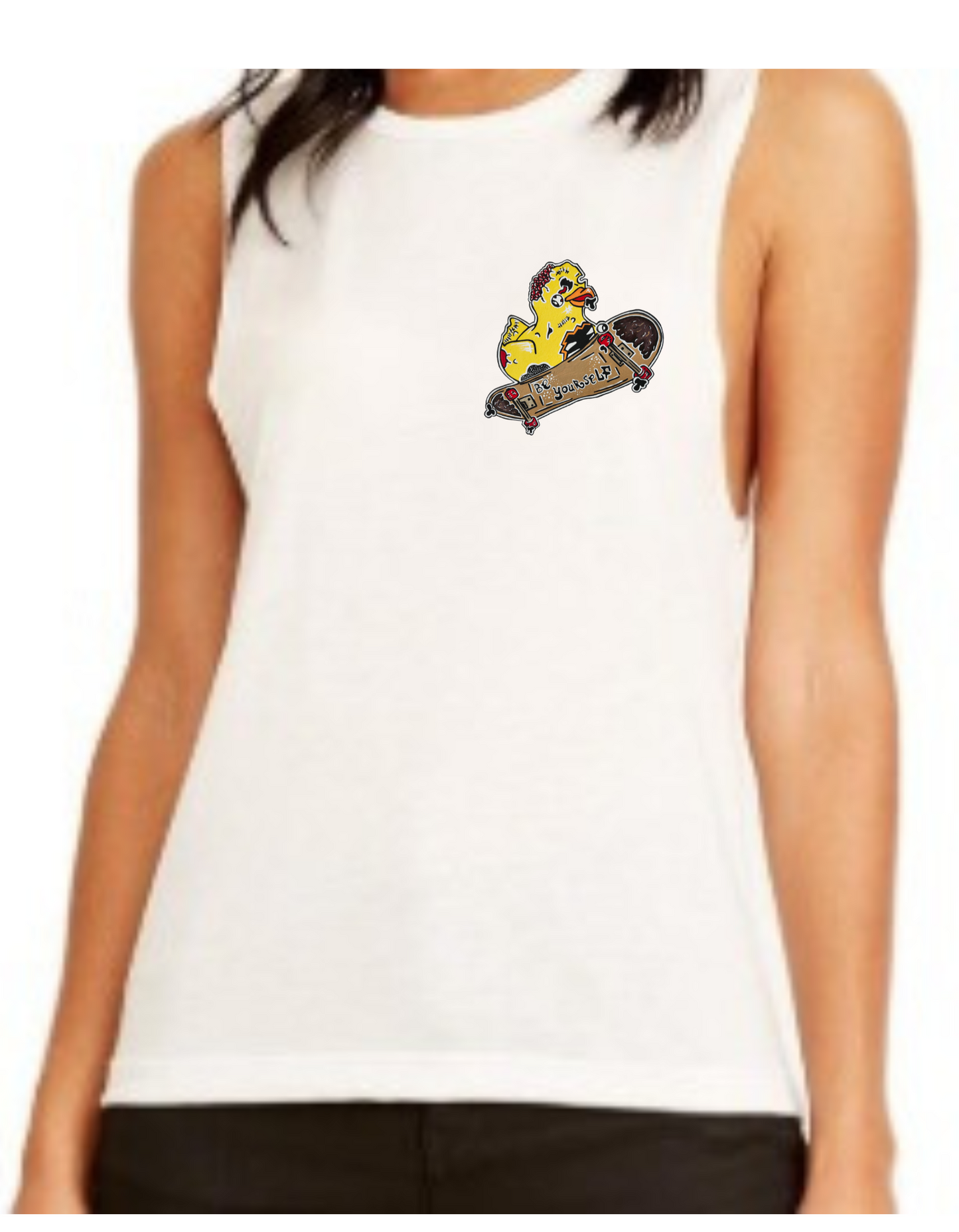 Camisole femme festival muscle Canard zombie