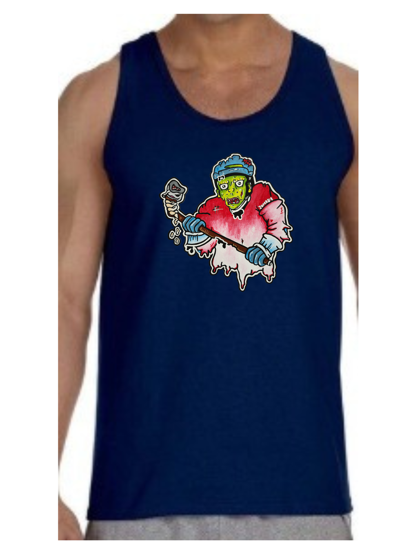 Camisole homme Joueur zombie hockey