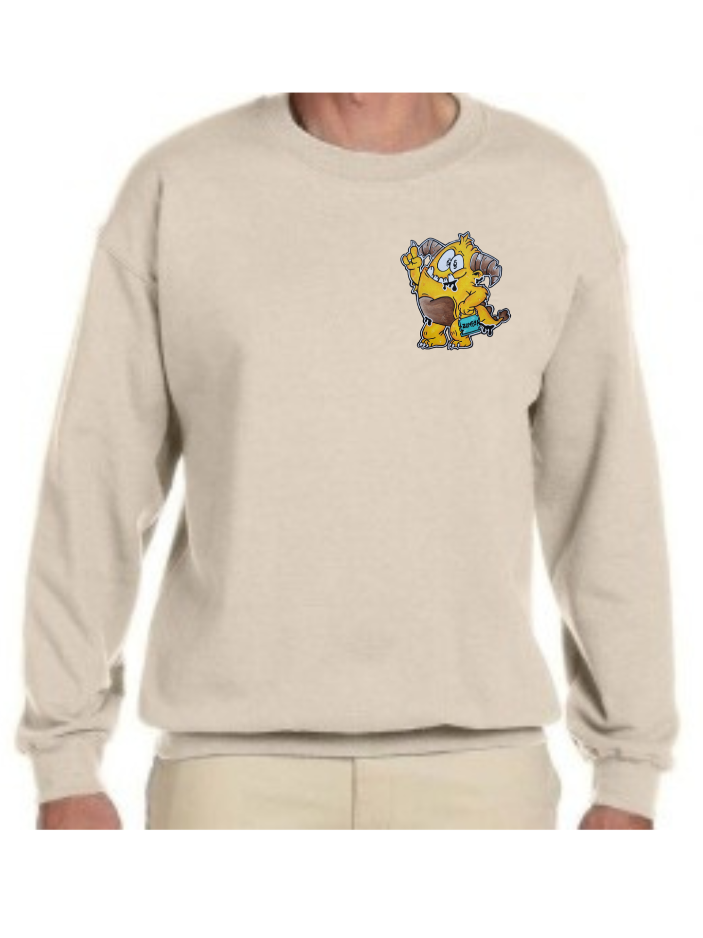 Crewneck Monstre jaune