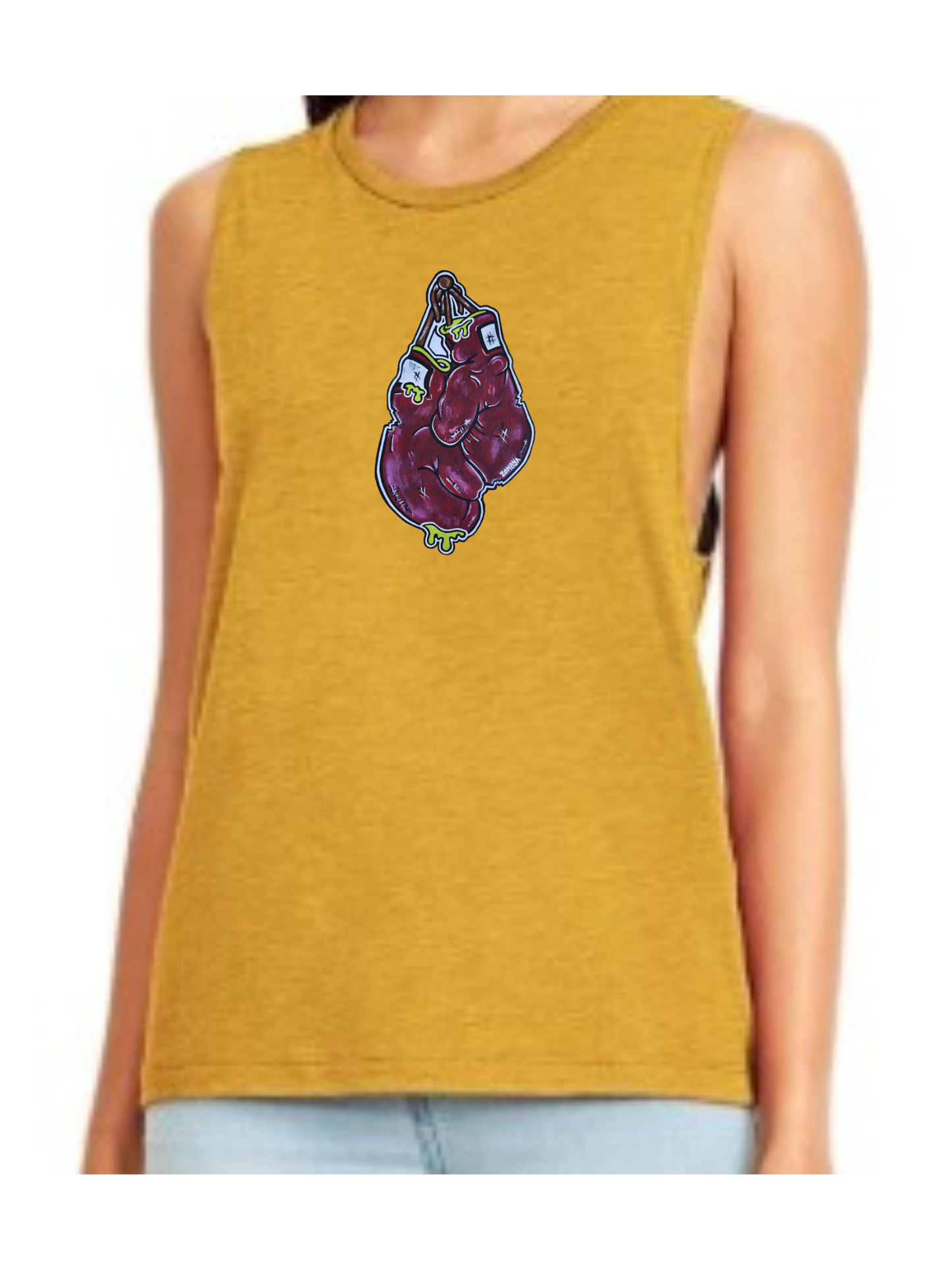 Camisole femme festival muscle Gant de boxe