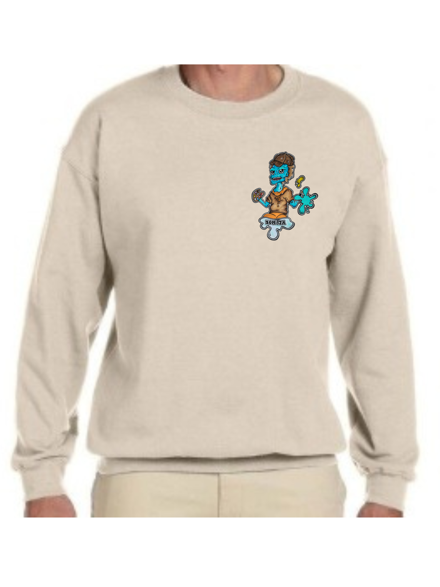 Crewneck Zombie artiste