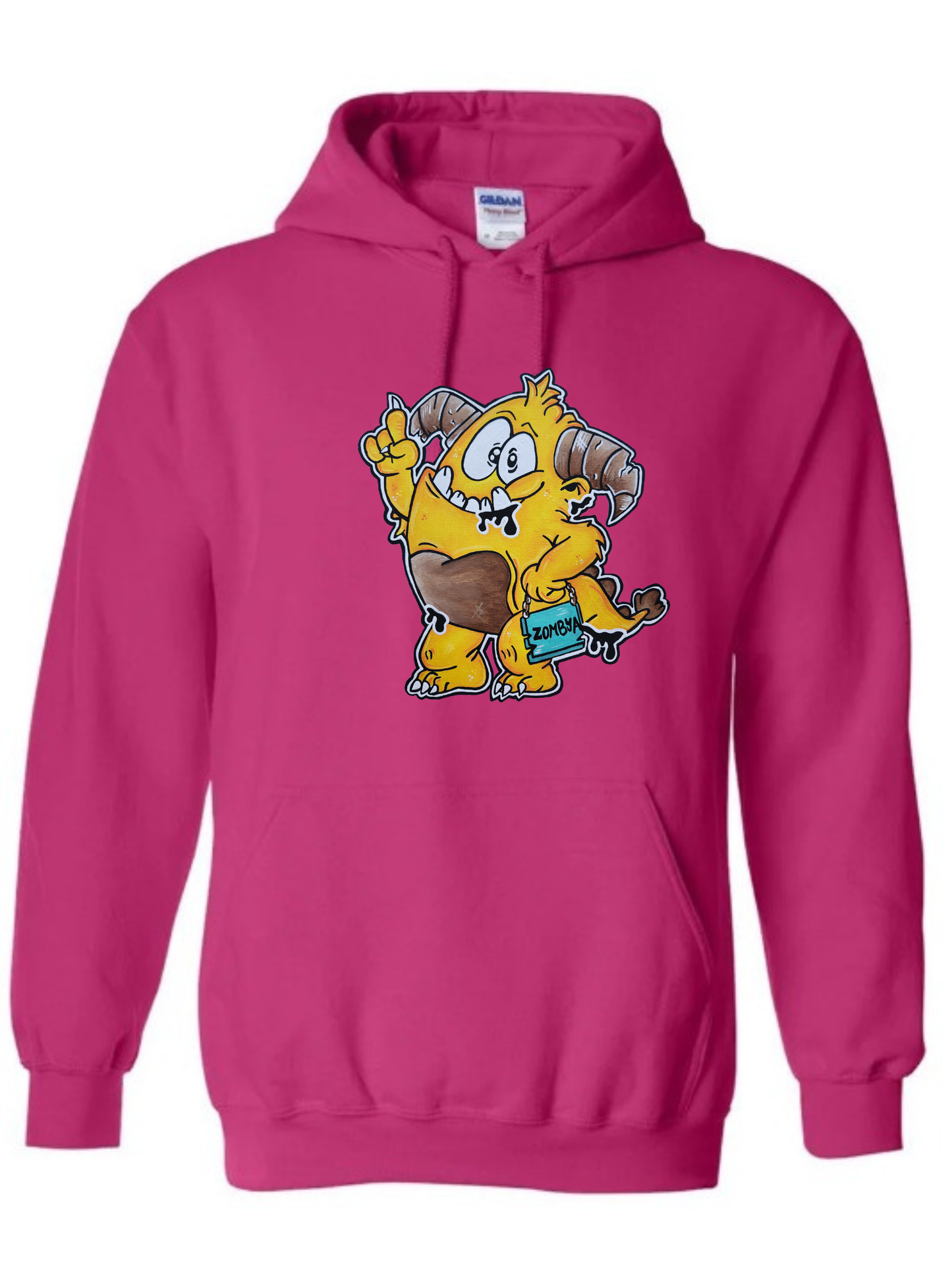 Hoodies Monstre jaune