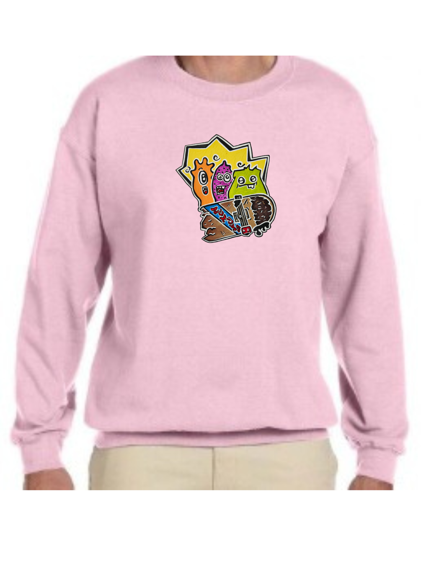Crewneck Monstre good vibes