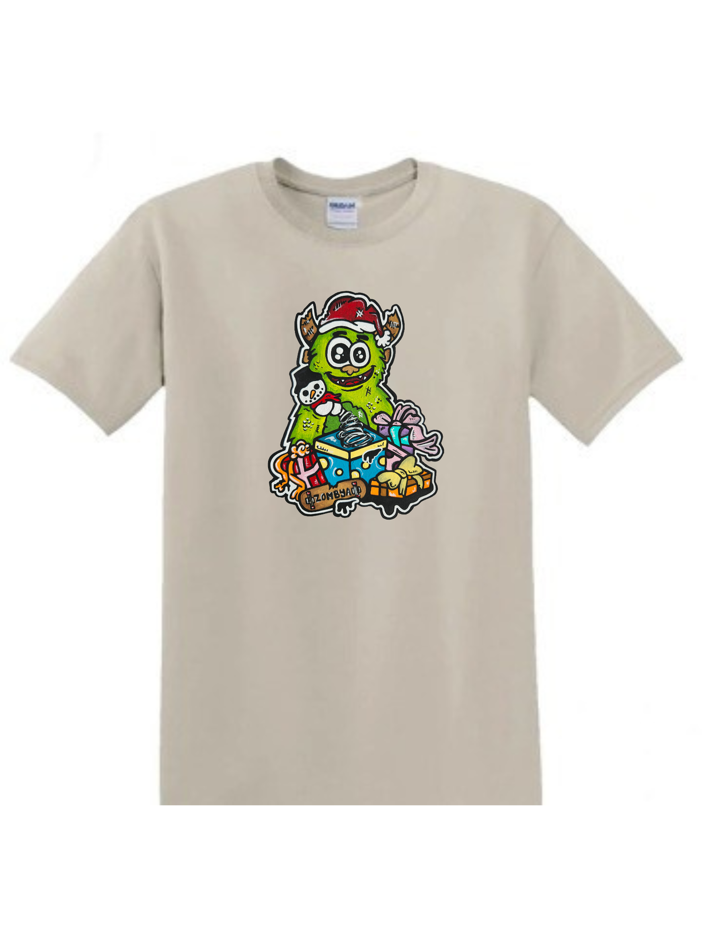 T-shirt Monstre vert Noël