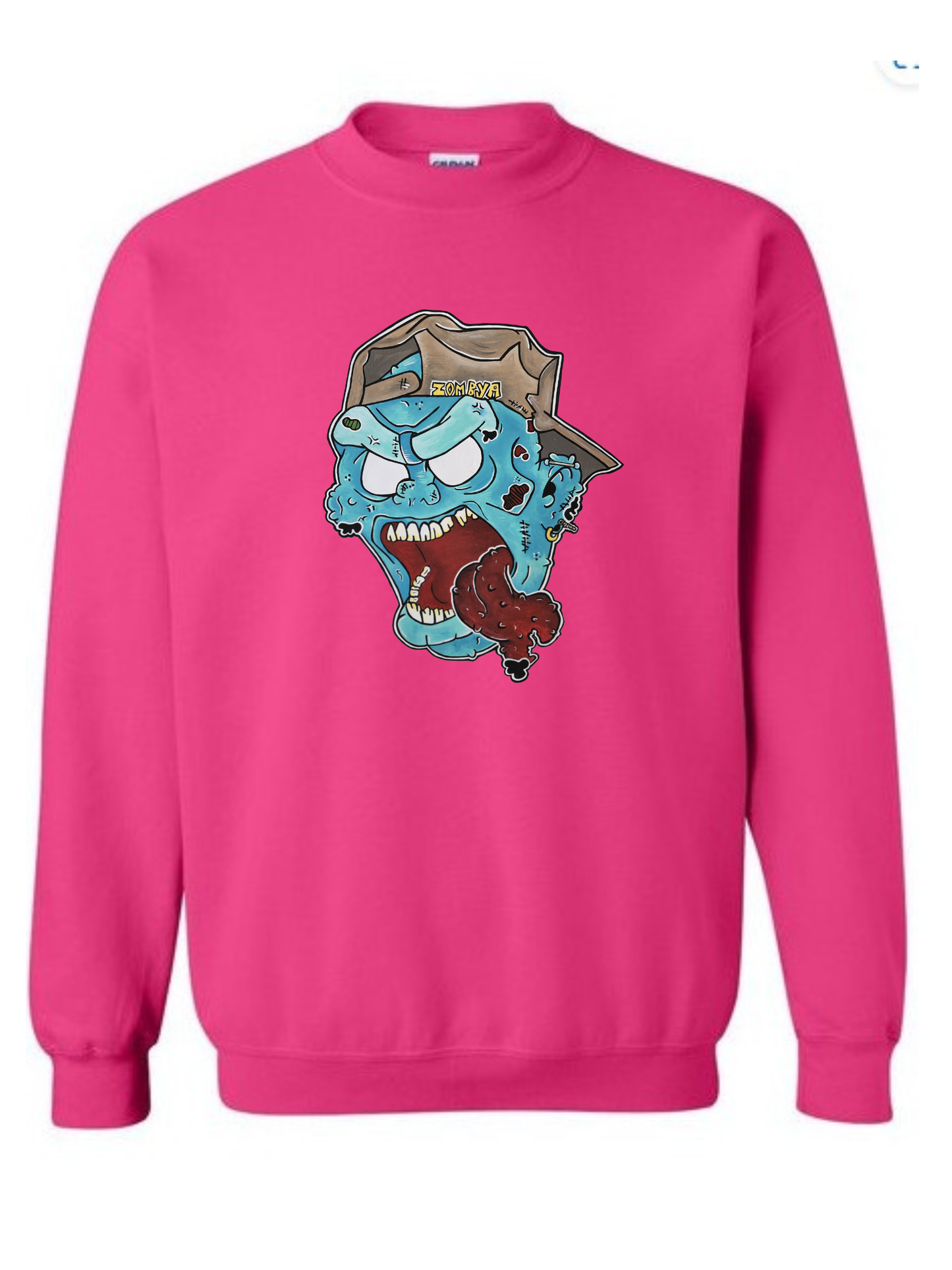Crewneck Zombie casquette