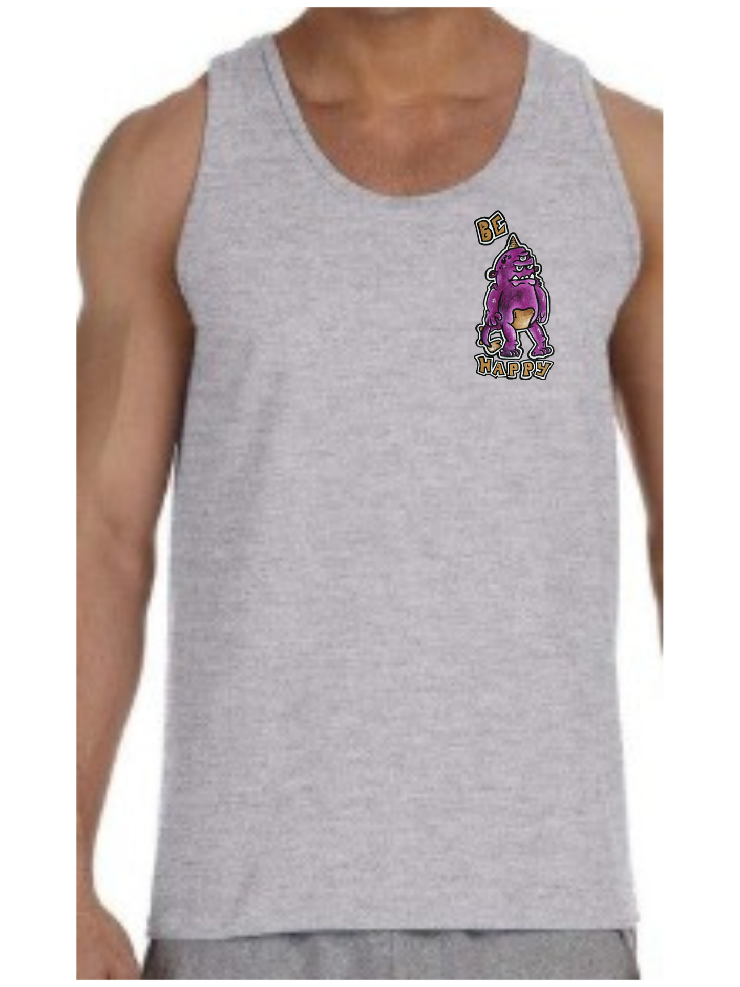 Camisole homme Be happy