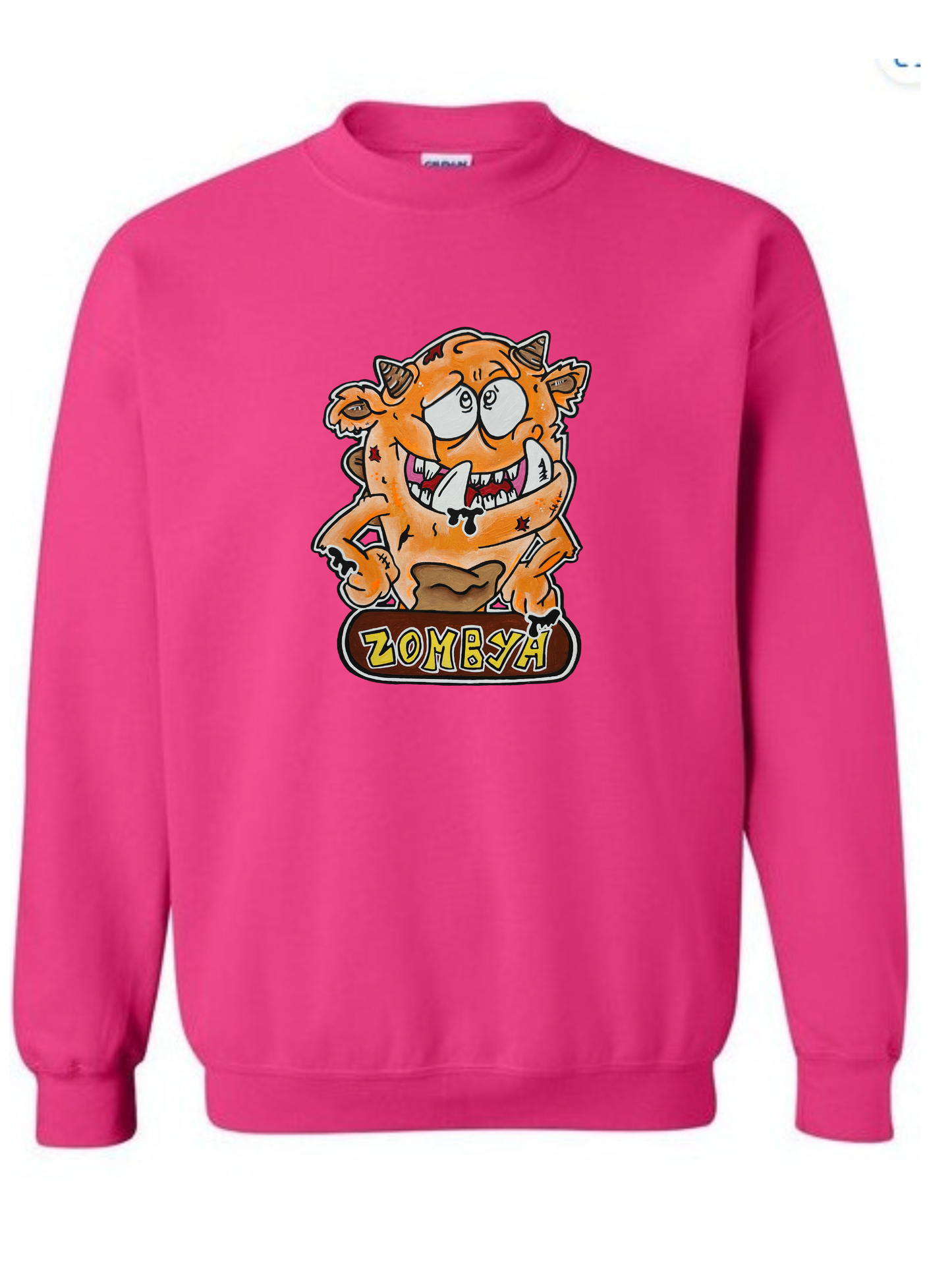 Crewneck Monstre orange
