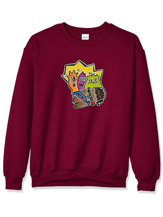 Crewneck Monstre good vibes