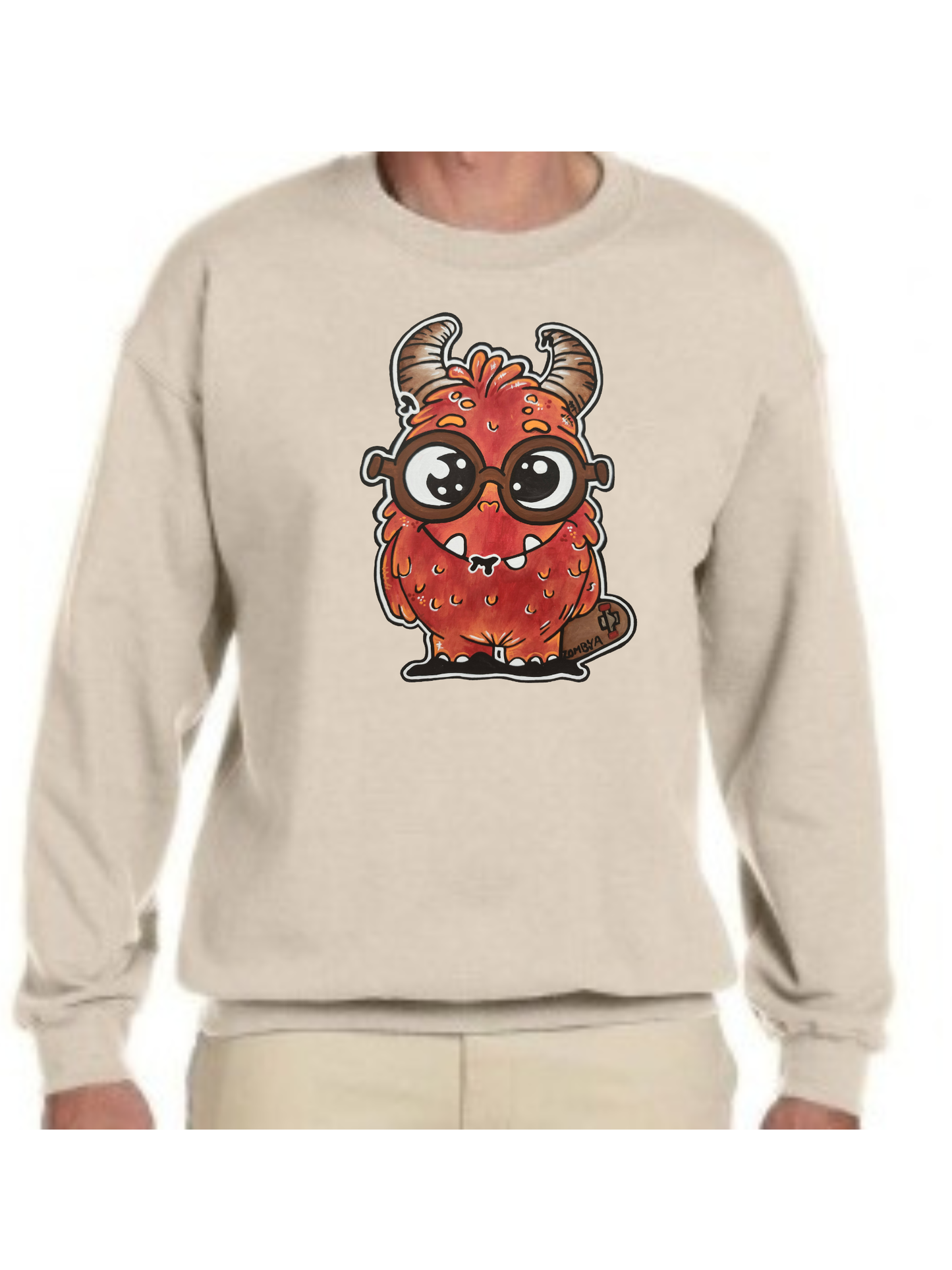 Crewneck Monstre rouge
