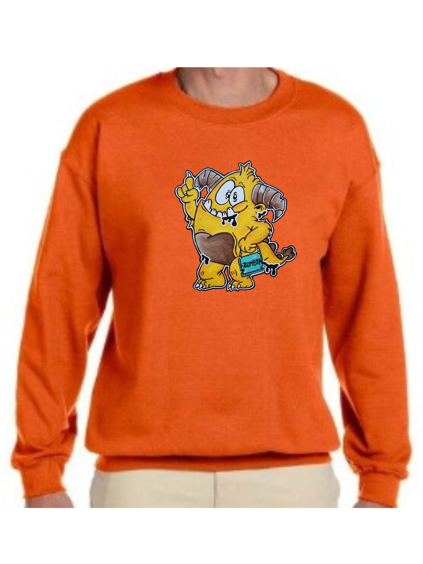 Crewneck Monstre jaune