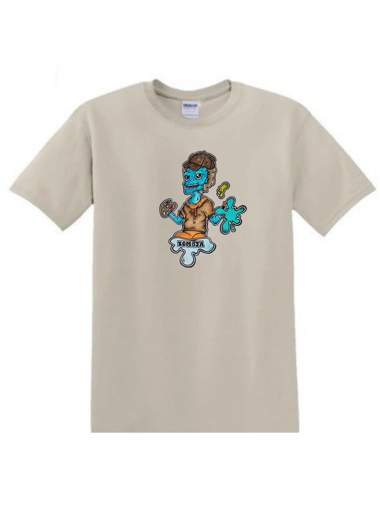 T-shirt Zombie artiste