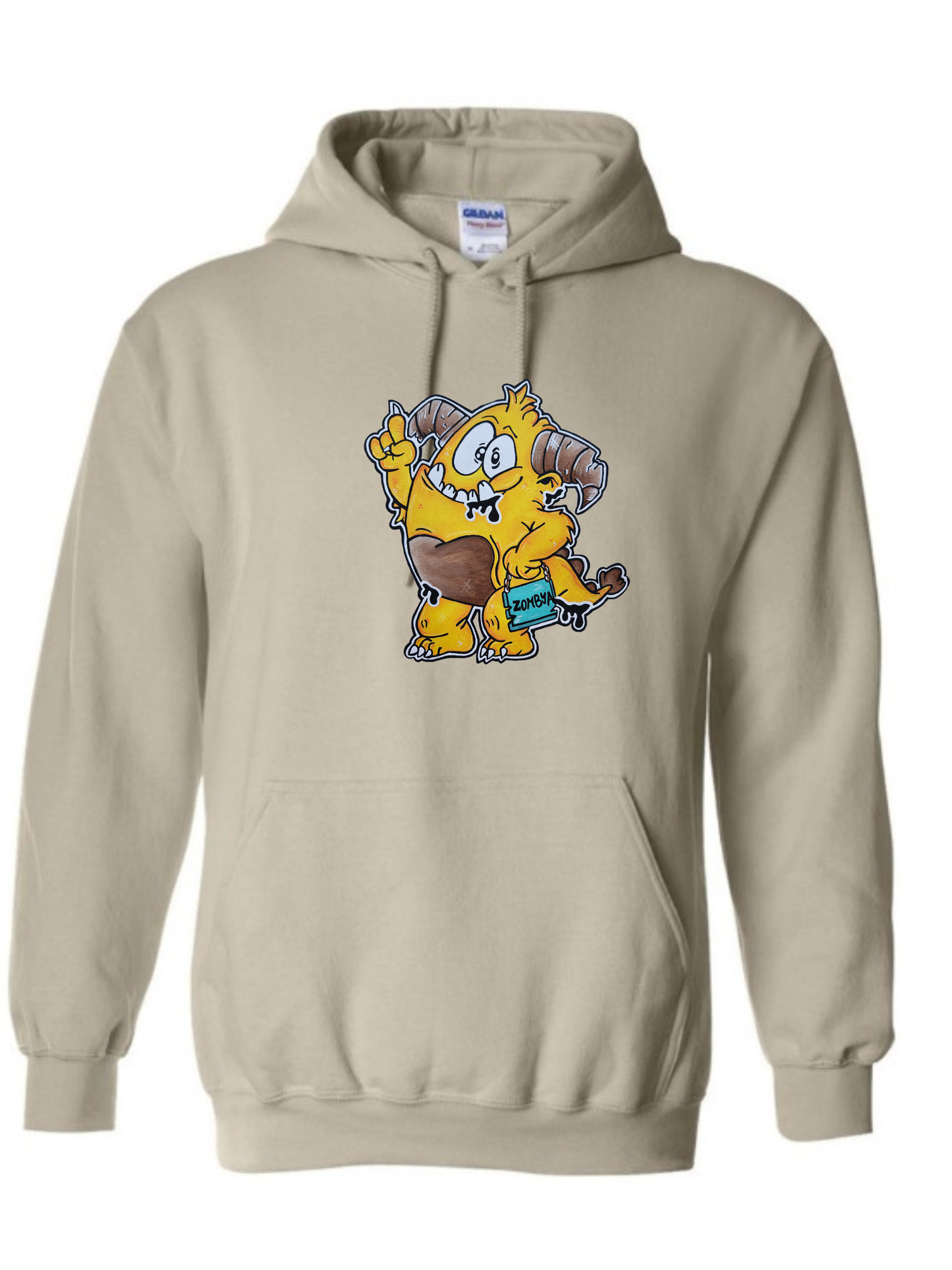 Hoodies Monstre jaune
