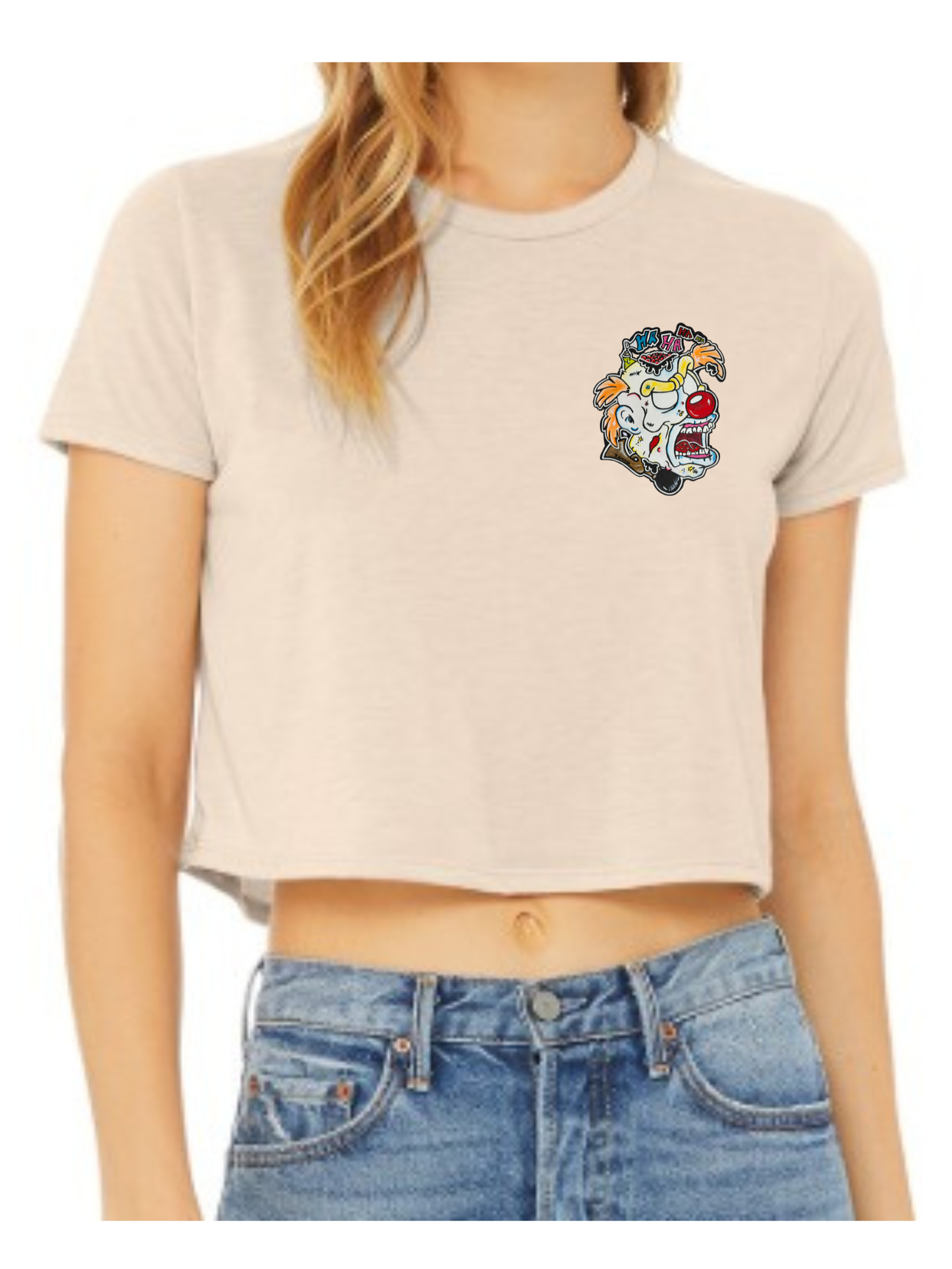 Crop top Zombie clown
