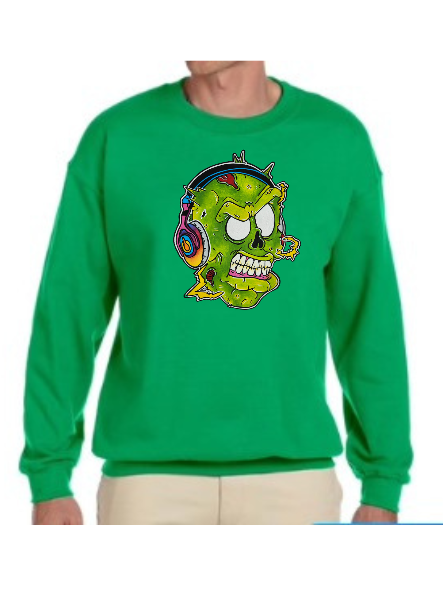 Crewneck Zombie écouteur