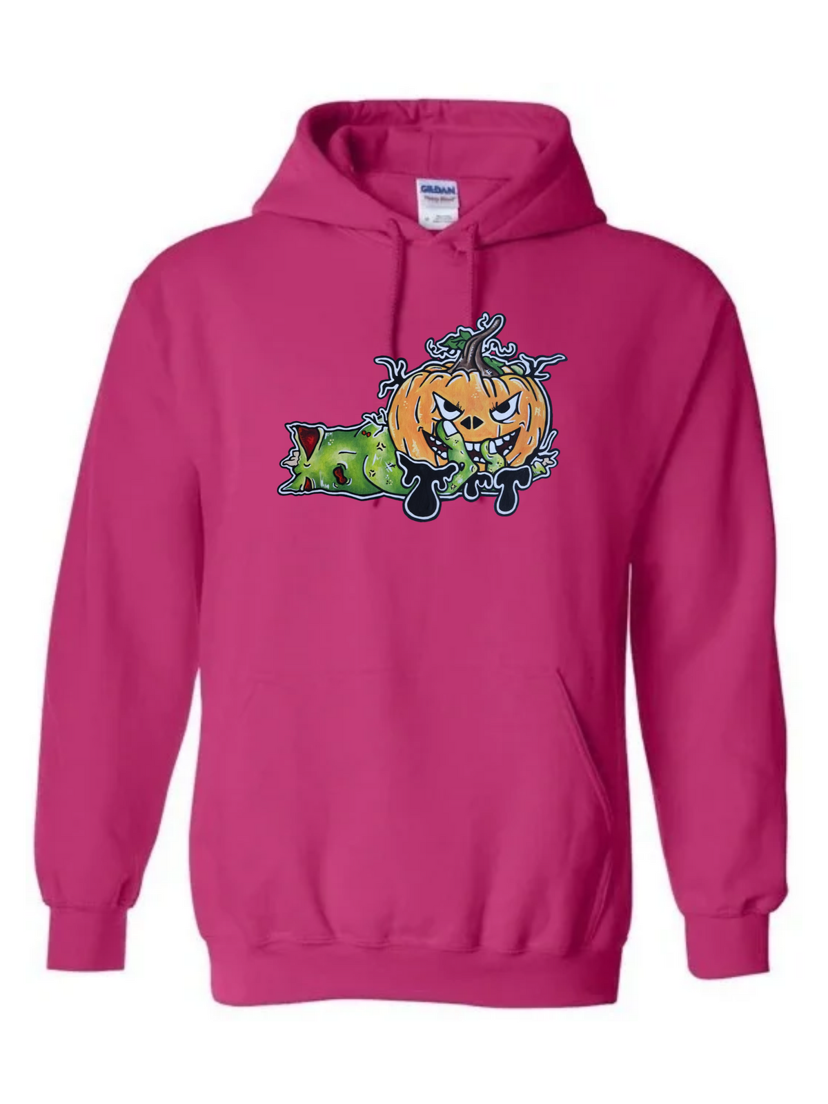 Hoodies Main zombie citrouille