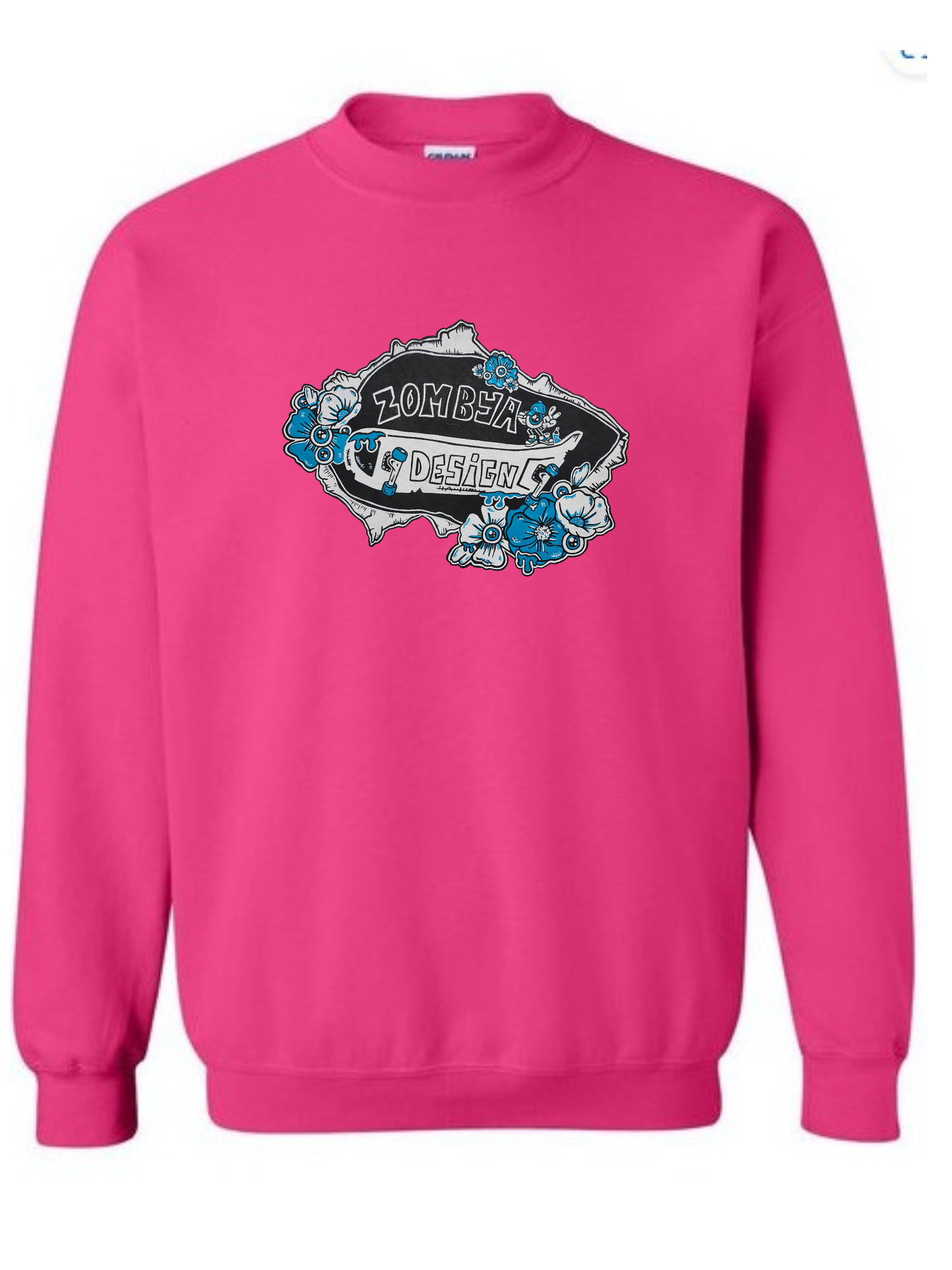 Crewneck Zombya Design
