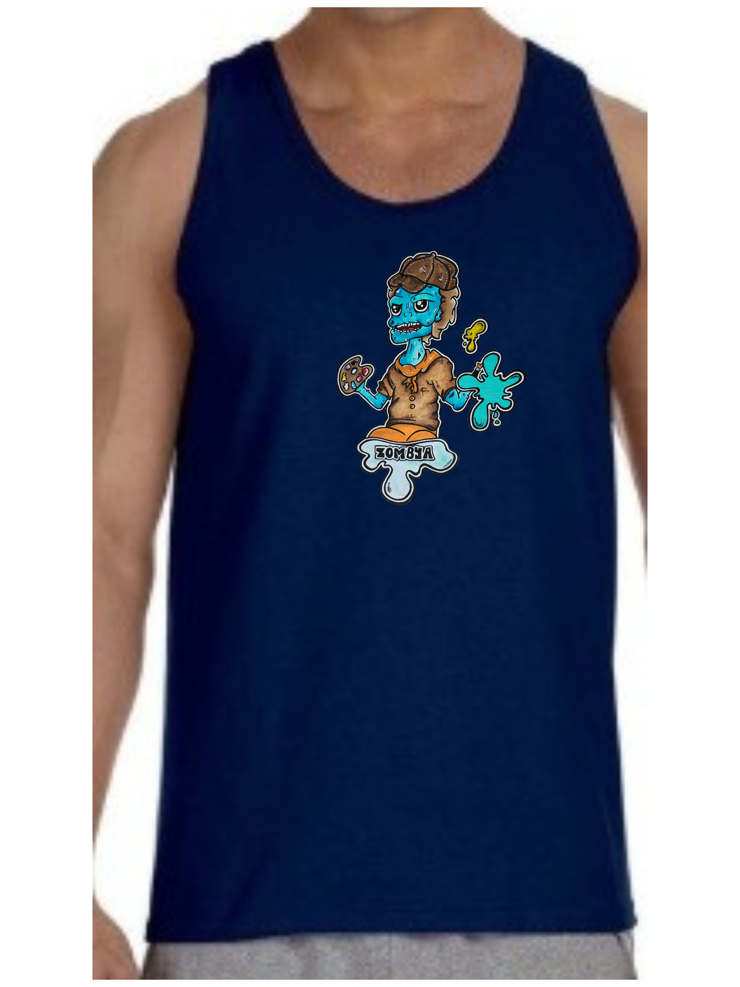 Camisole homme Zombie artiste