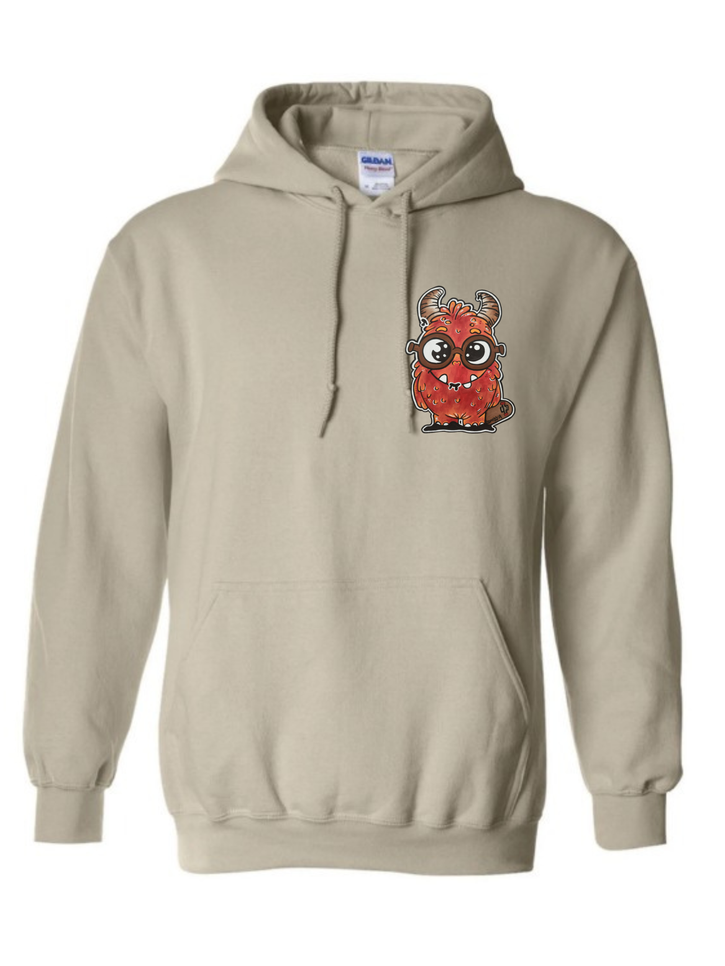 Hoodies Monstre rouge