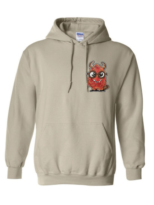 Hoodies Monstre rouge