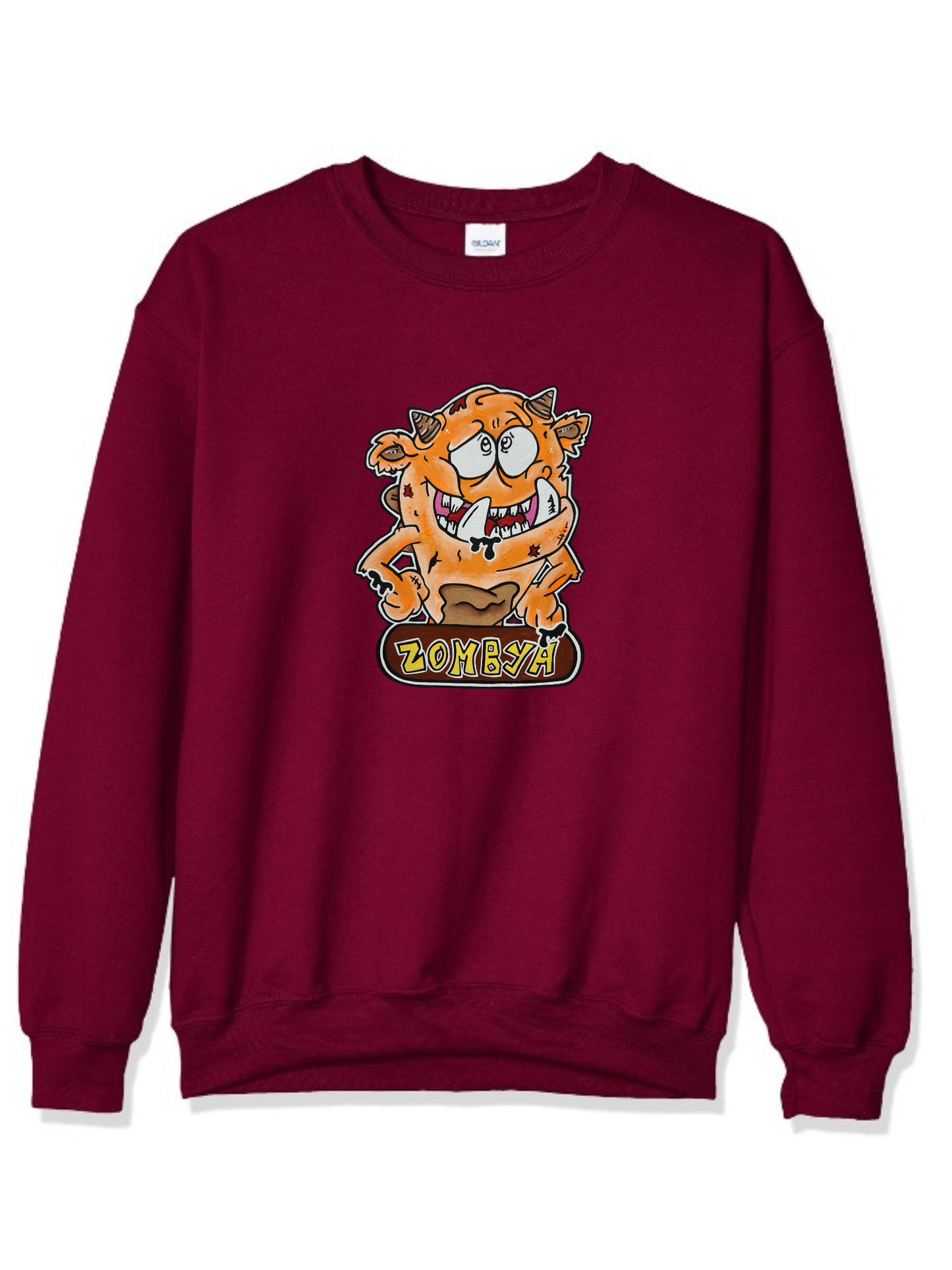 Crewneck Monstre orange