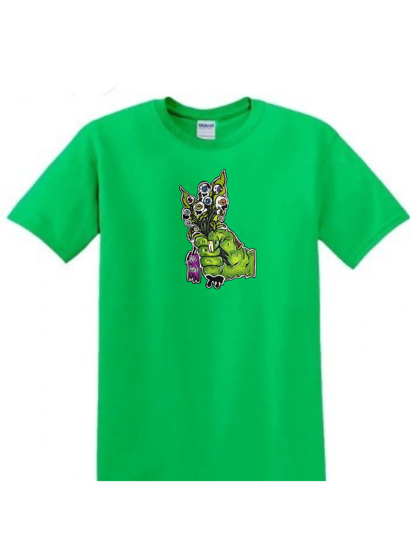 T-shirt Main zombie bouquet fleur