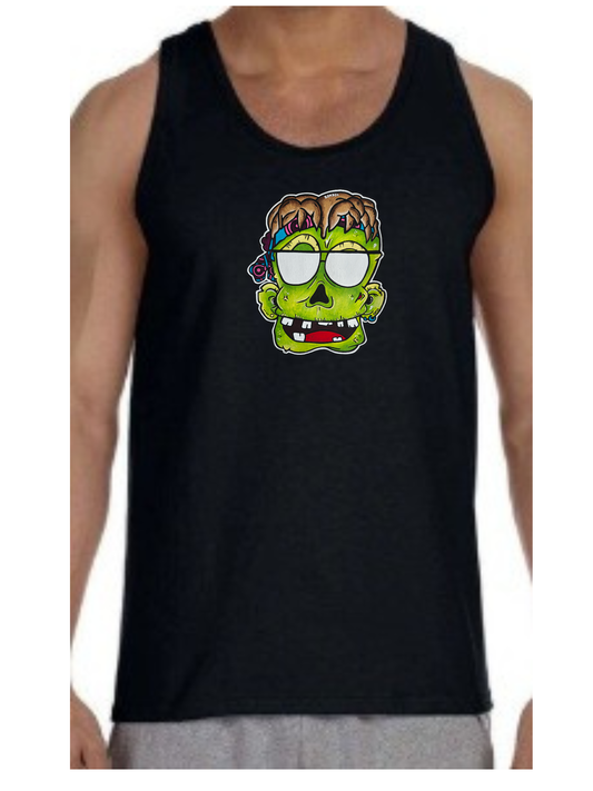 Camisole homme Zombie lunette de soleil