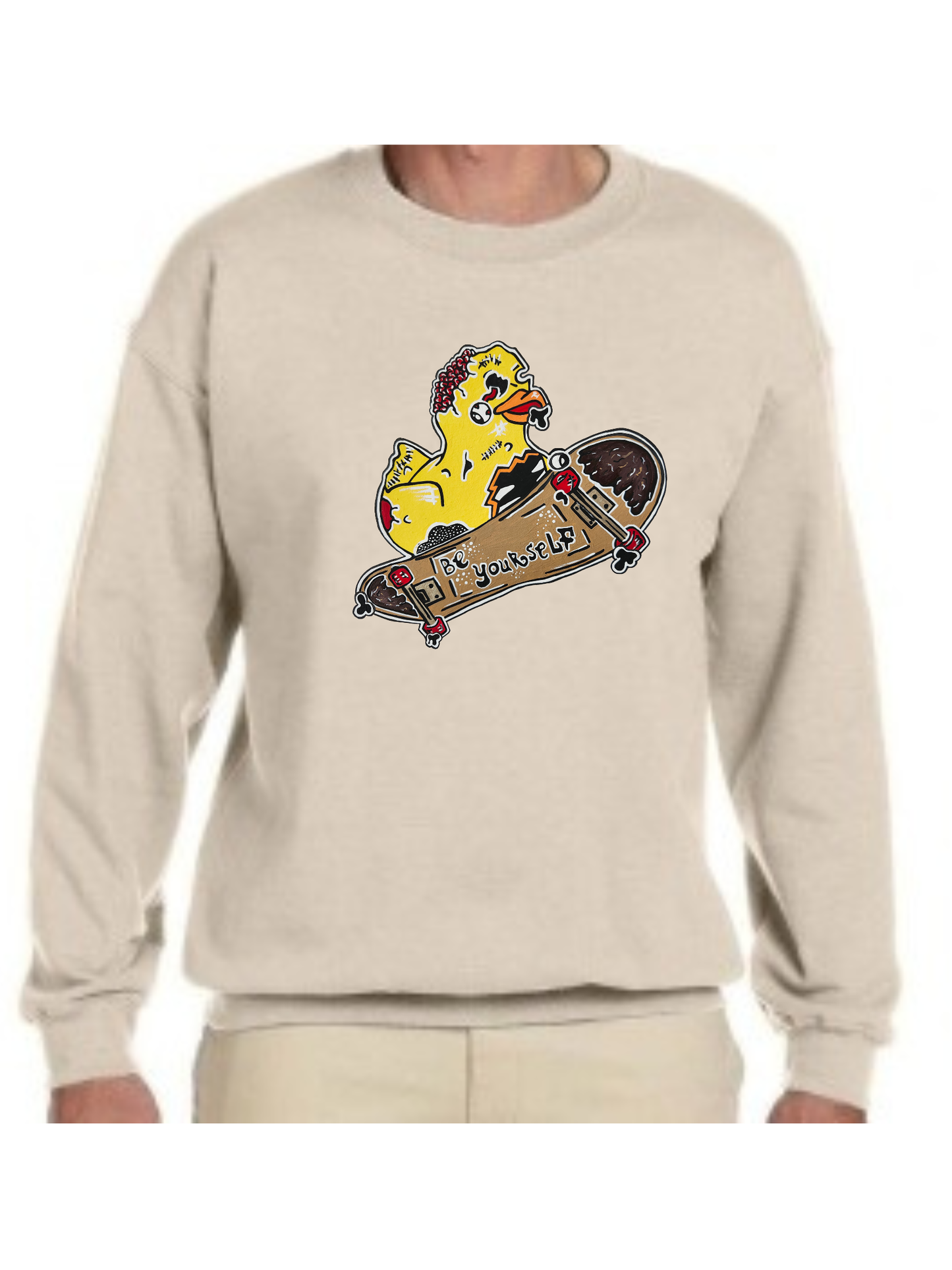 Crewneck adulte Canard Zombie