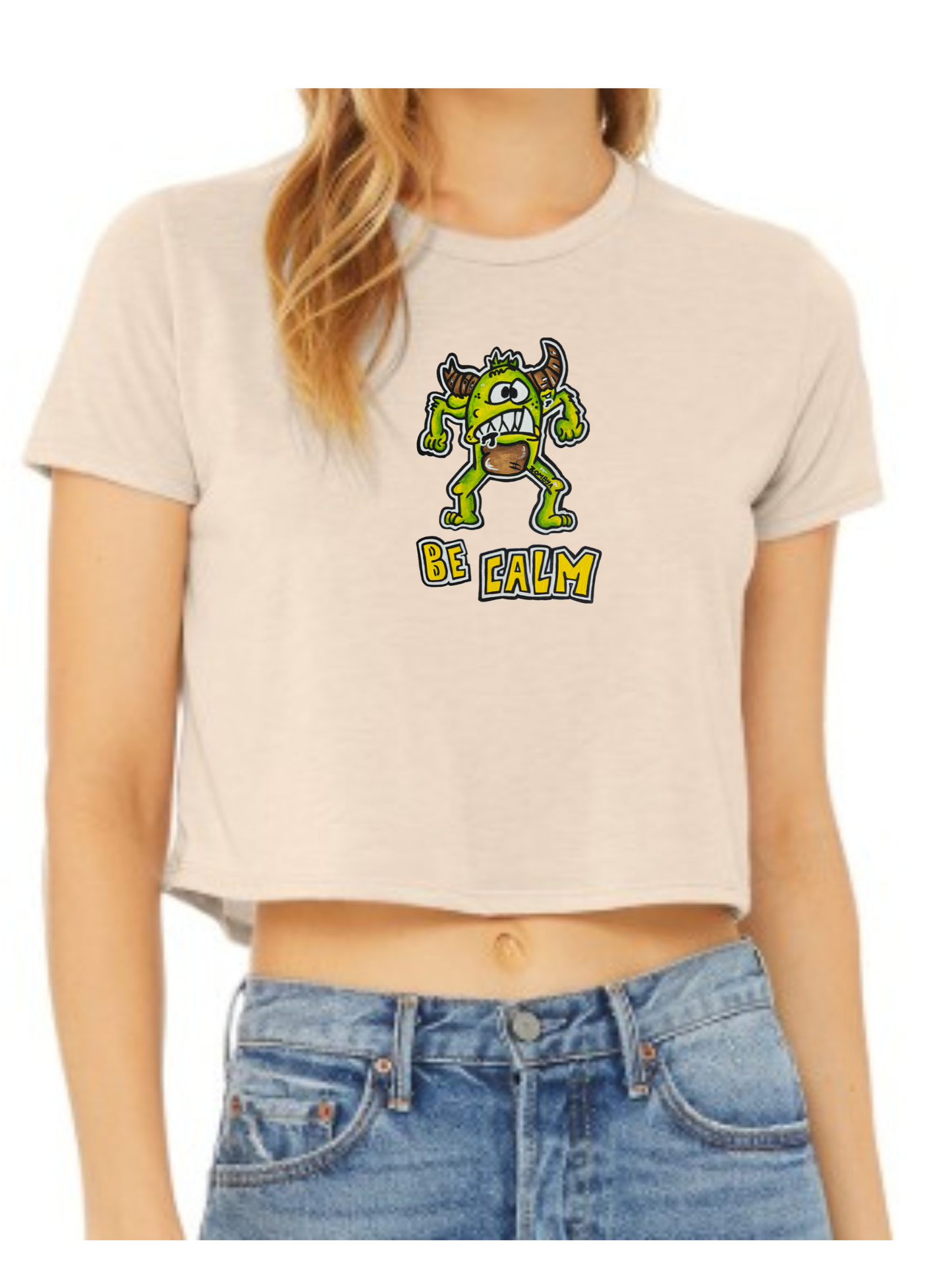 Crop top Be calm