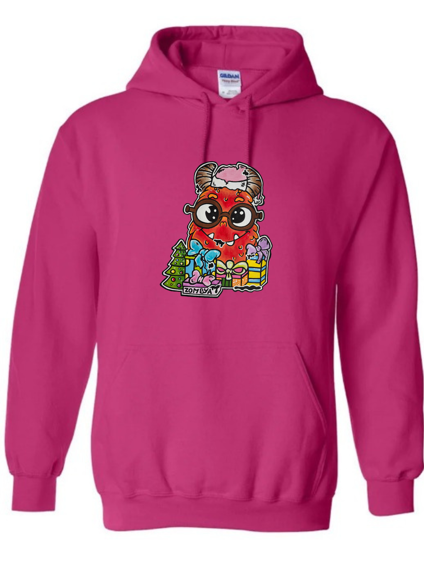 Hoodies enfant Monstre rouge Noël