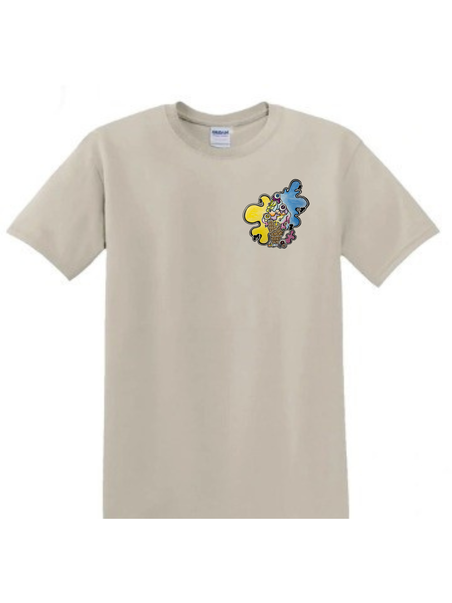 T-shirt cornet avec design