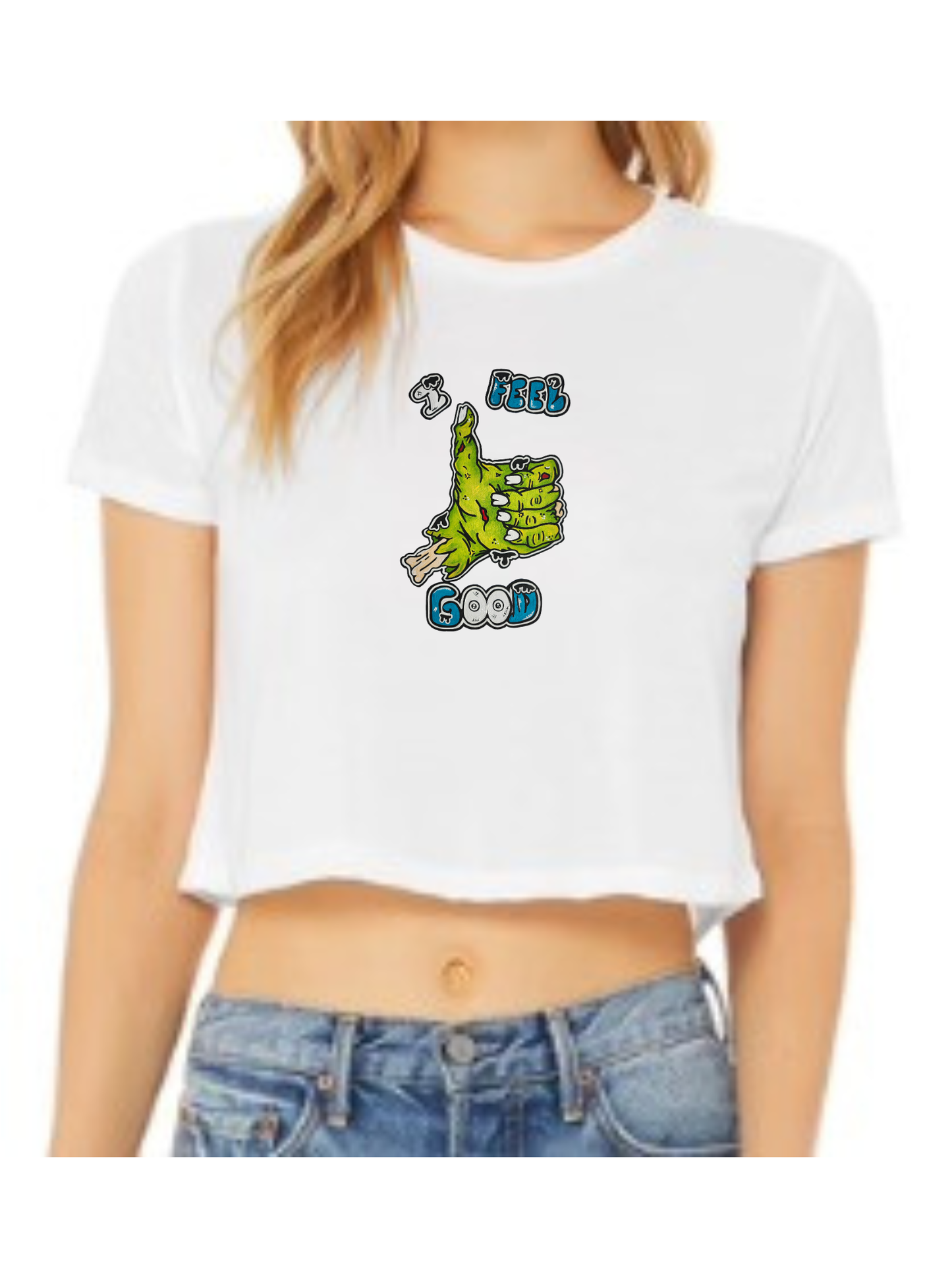 Crop top I feel good