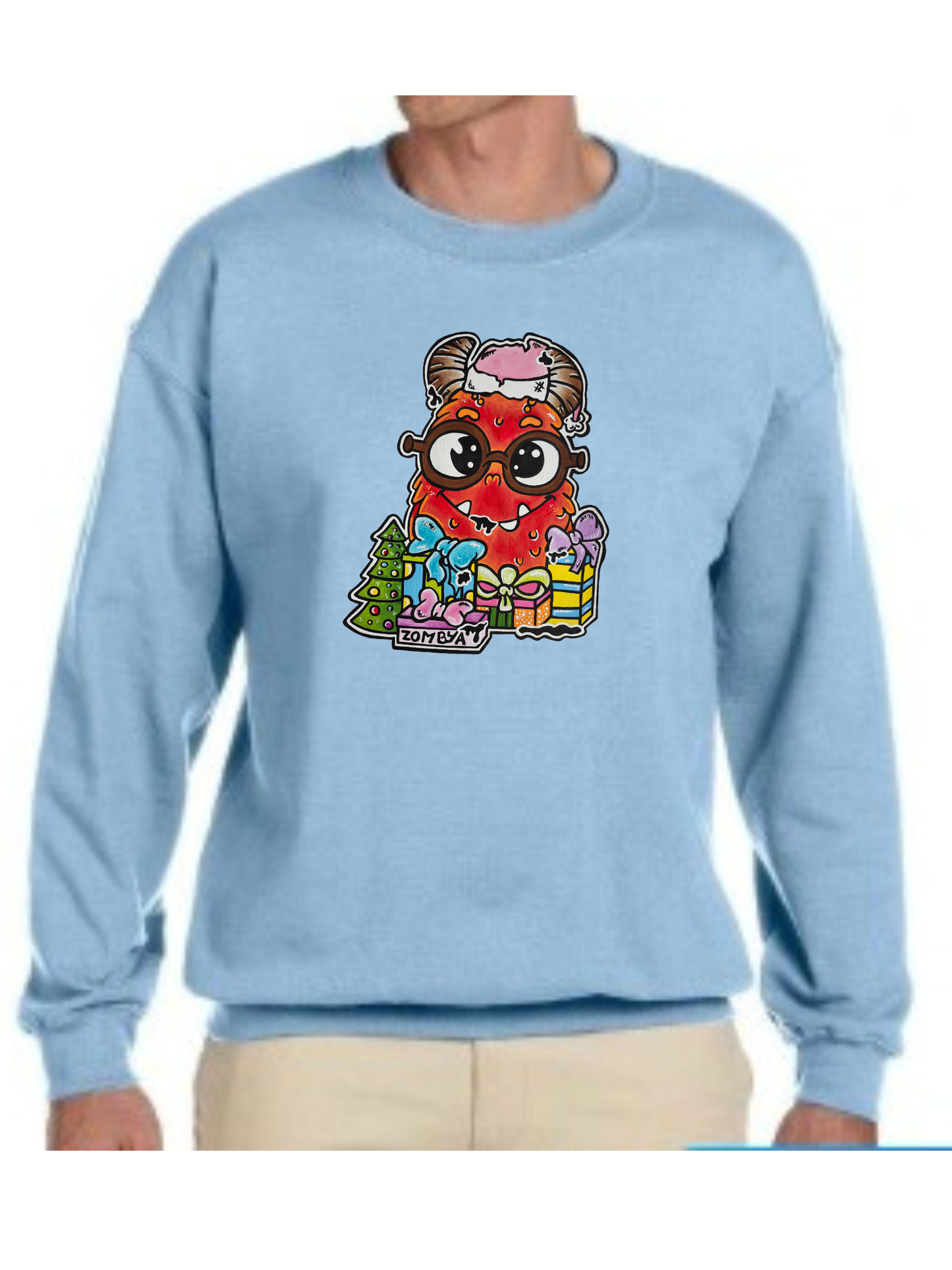 Crewneck Monstre rouge Noël