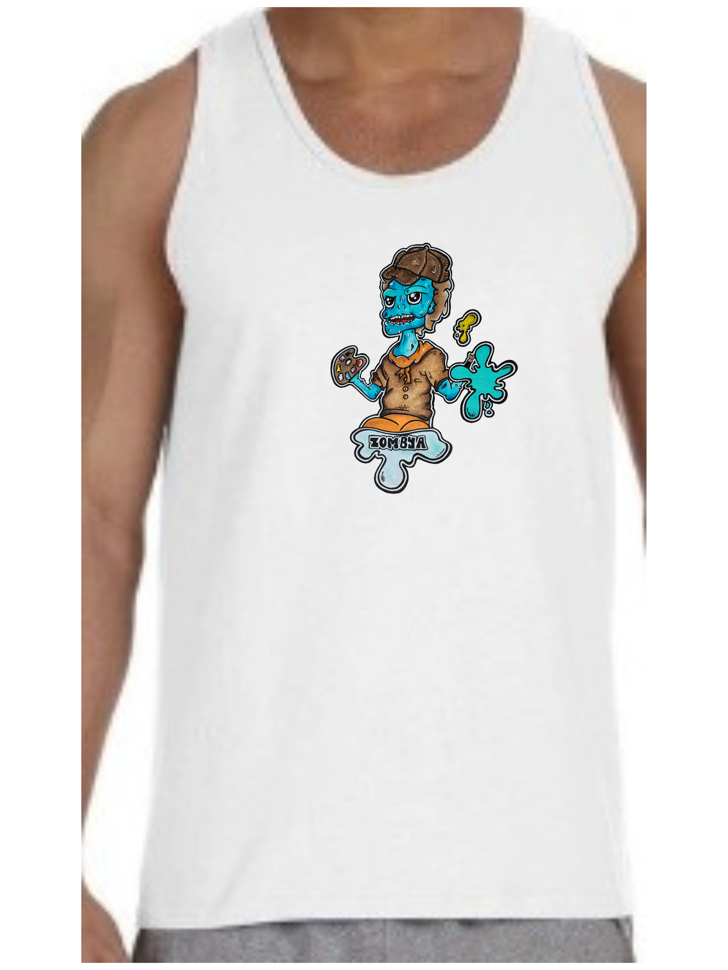 Camisole homme Zombie artiste