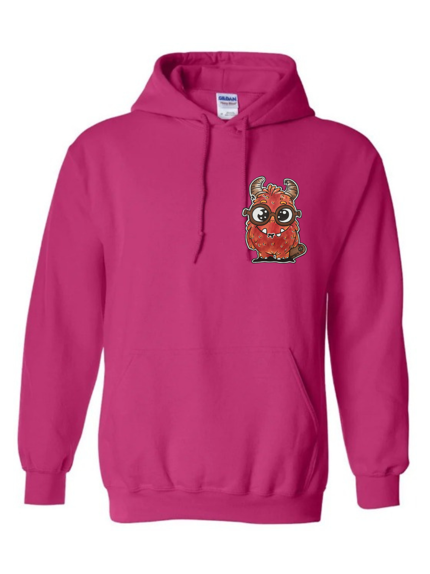 Hoodies Monstre rouge